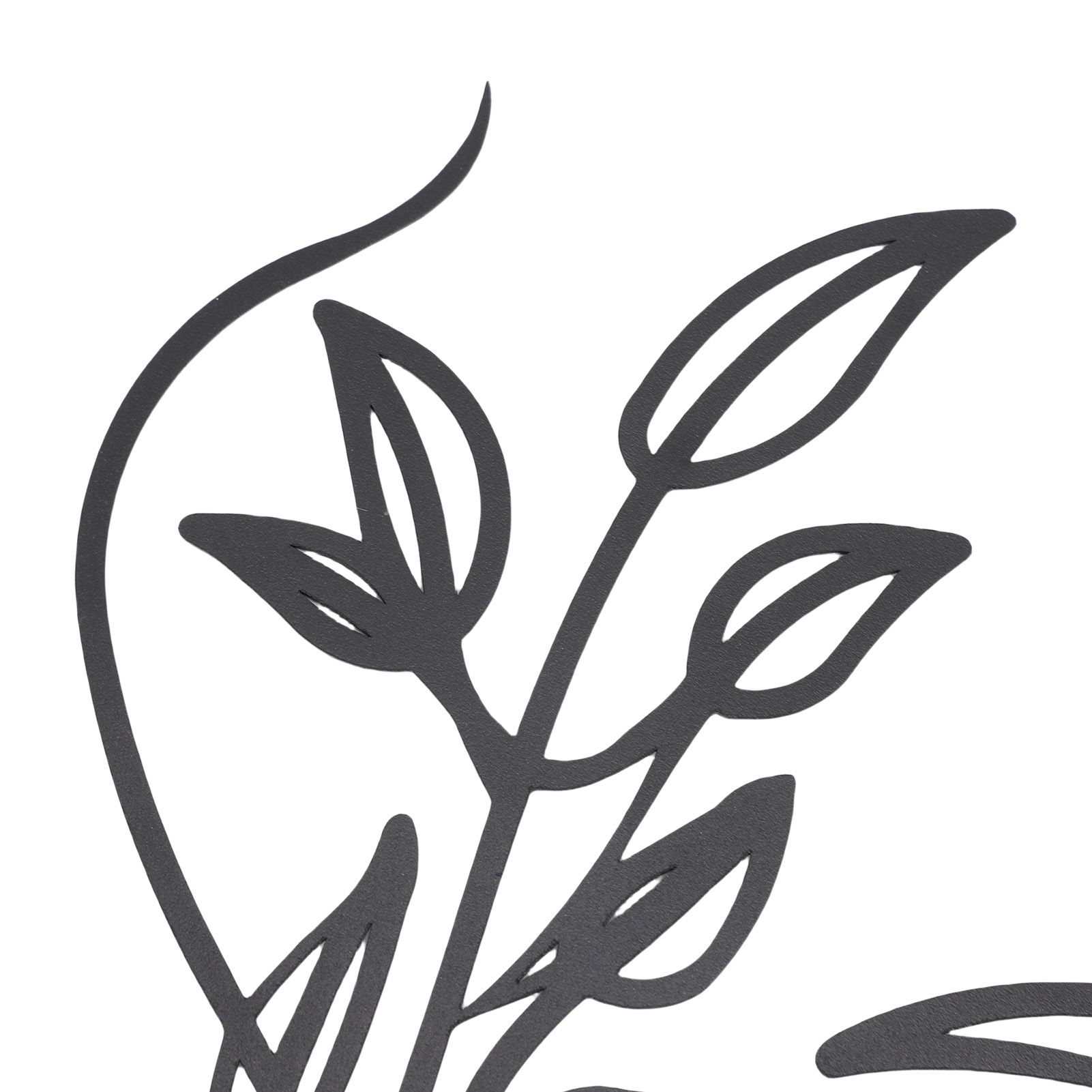 Facial Lines Wall Art Metal Minimalist Modern Side Face Wall Decor for Living view 7