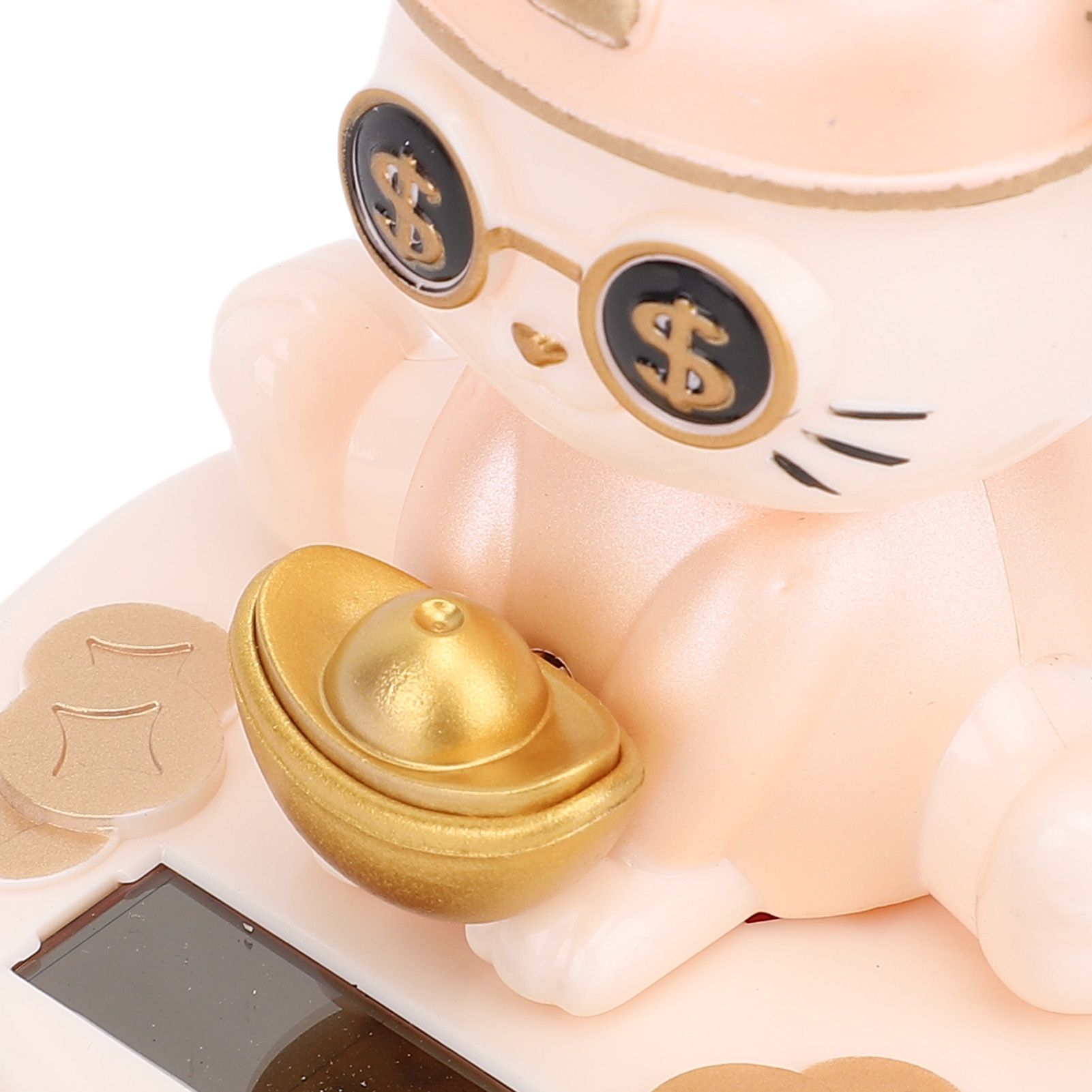 Lucky Fortune Cat Solar Powered Light Sensing Automatic Nodding Cat Fortune view 5