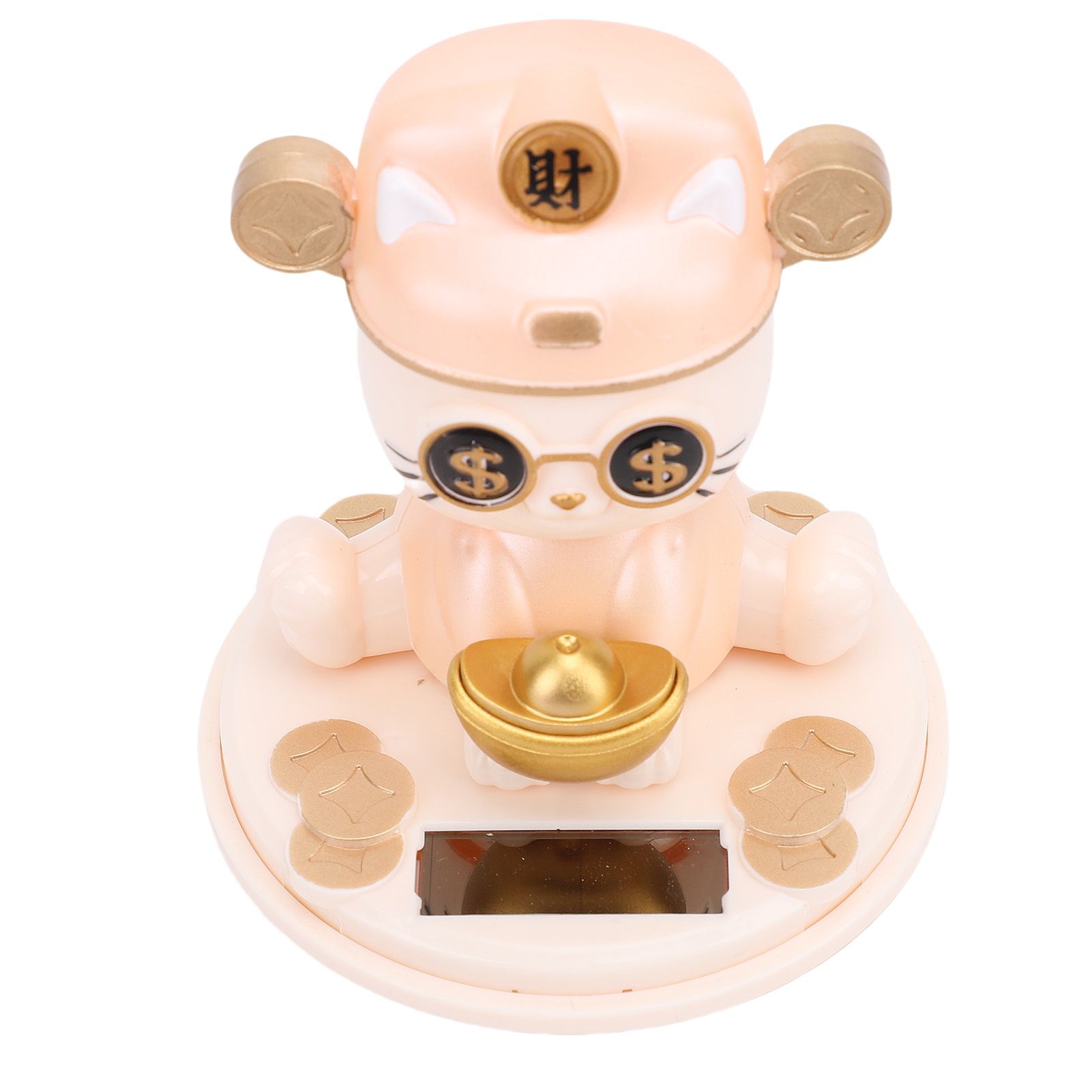 Lucky Fortune Cat Solar Powered Light Sensing Automatic Nodding Cat Fortune view 9