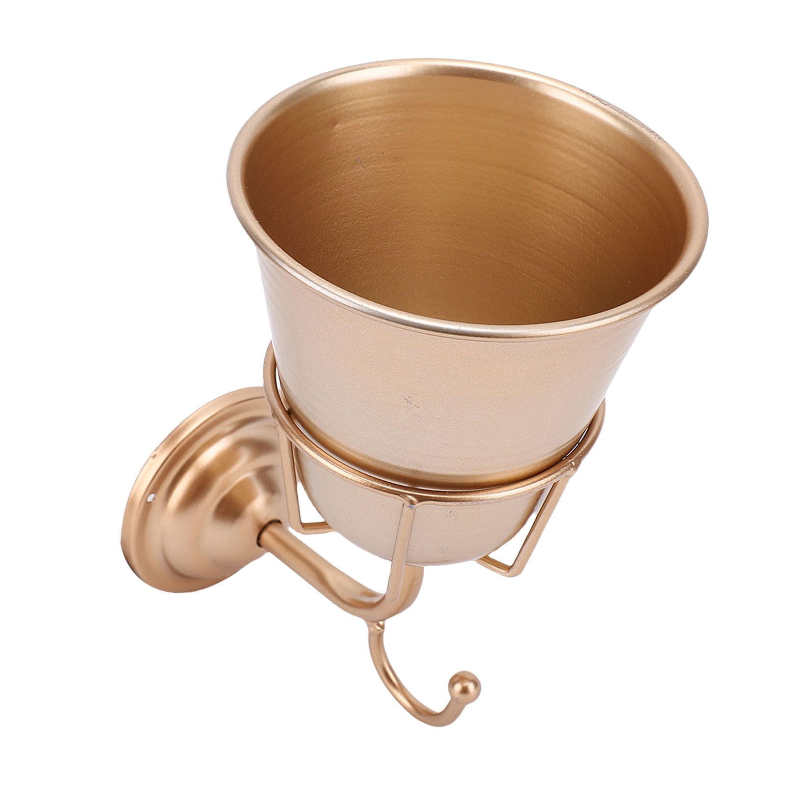 Wall Vessel Stainless Steel Vintage Wall Mounted Vase Hanging Organizer for view 4