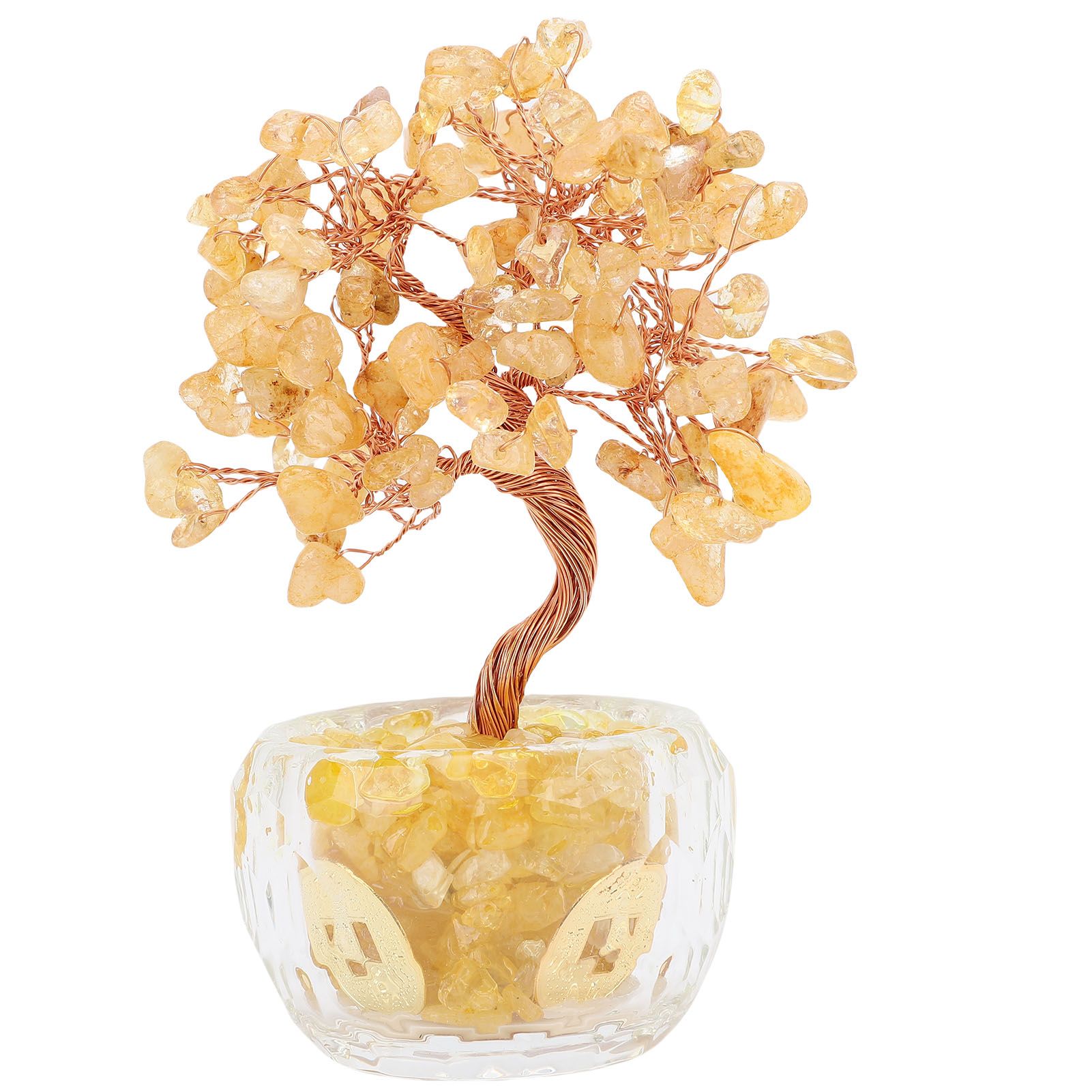 Feng Shui Money Tree Positive Energy Good Fortune Money Tree Decoration for view 3