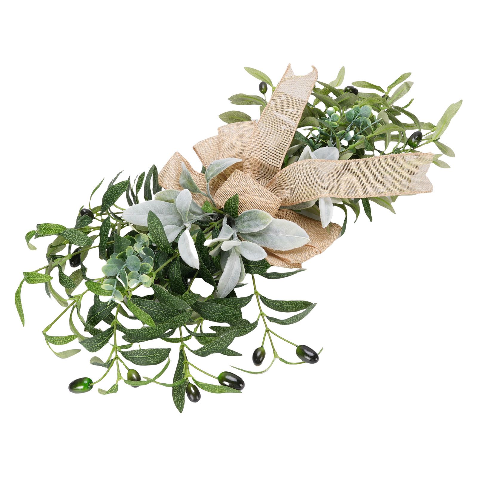 Artificial Olive Stair Hanging Decoration 60CM Handcrafted Vivid Details Fake view 11