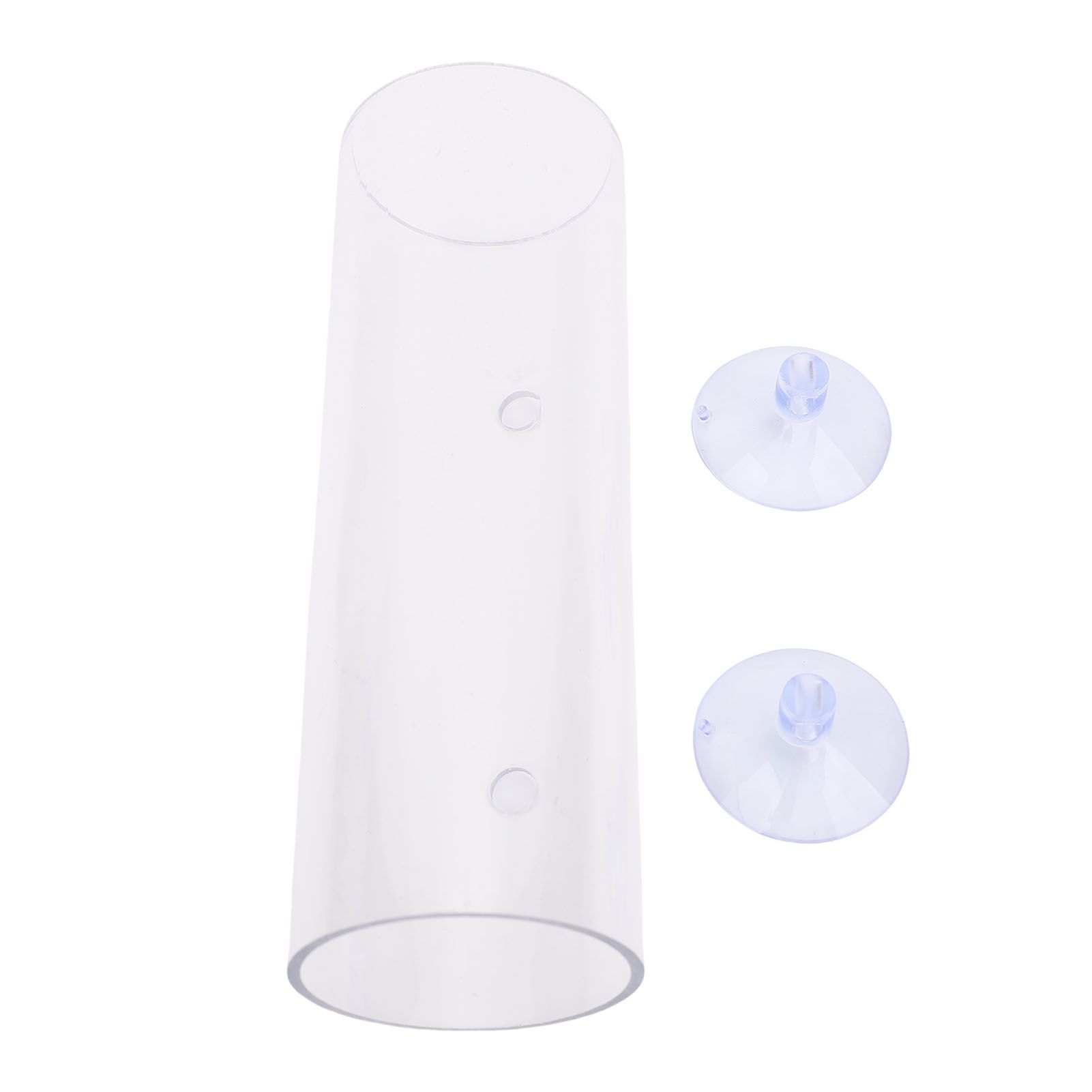 Betta Fish Tunnel Transparent Hollow Betta Fish Tube with Suction Cup for view 2