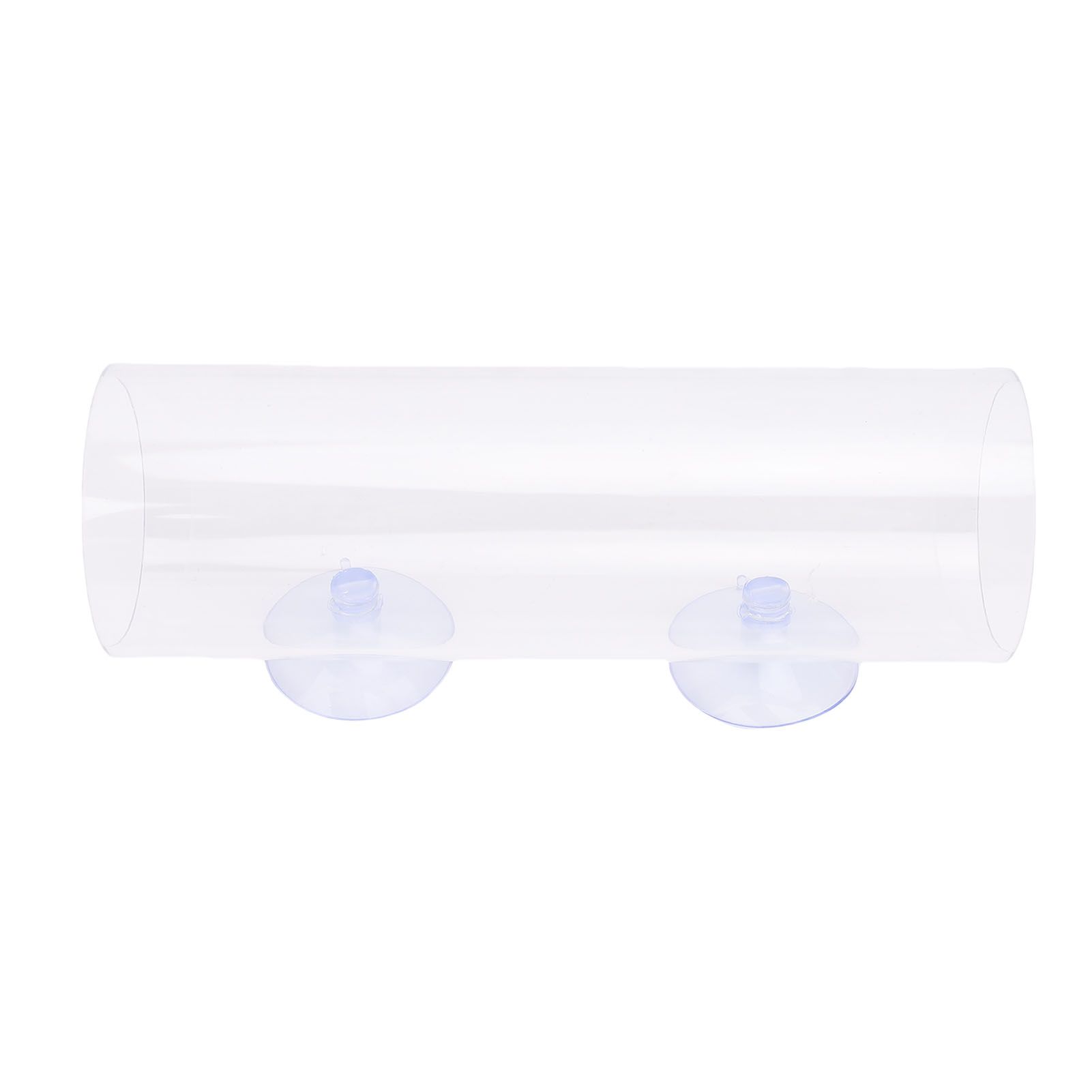 Betta Fish Tunnel Transparent Hollow Betta Fish Tube with Suction Cup for view 3