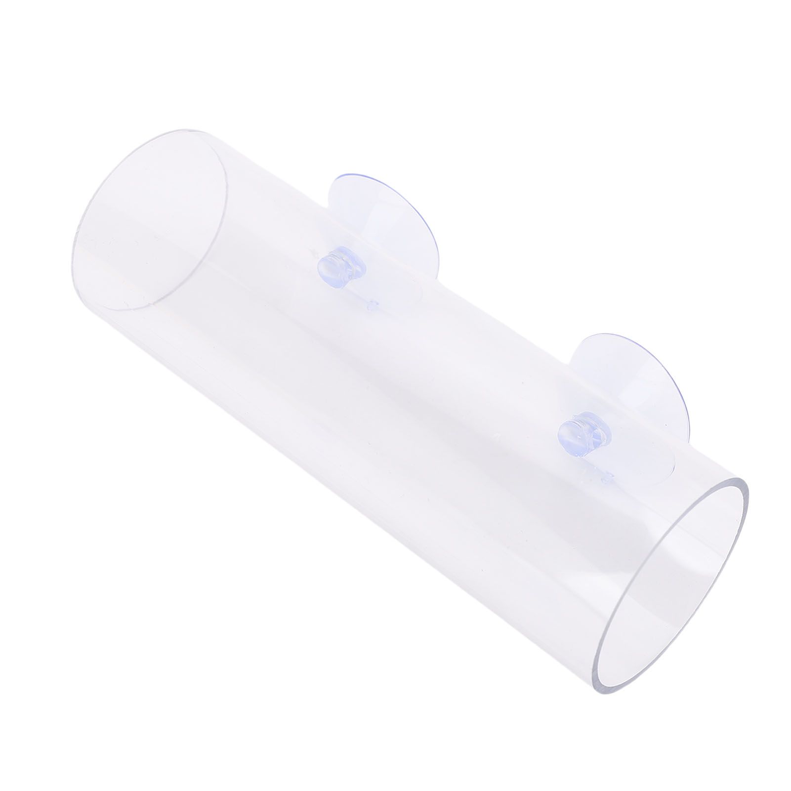 Betta Fish Tunnel Transparent Hollow Betta Fish Tube with Suction Cup for view 7