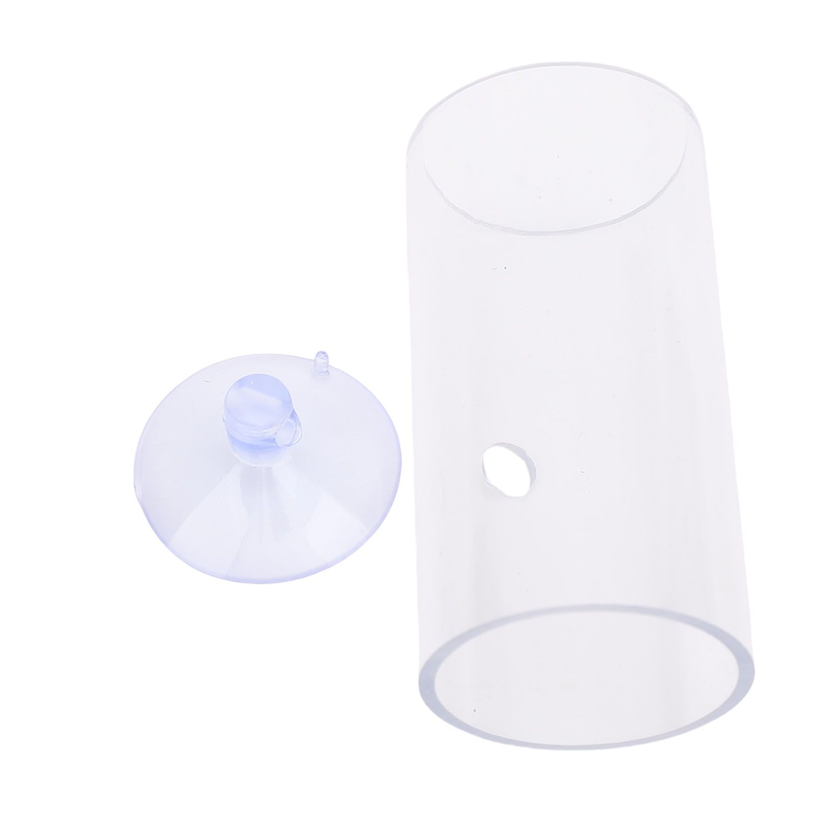 Betta Fish Tunnel Transparent Hollow Betta Fish Tube with Suction Cup for view 2
