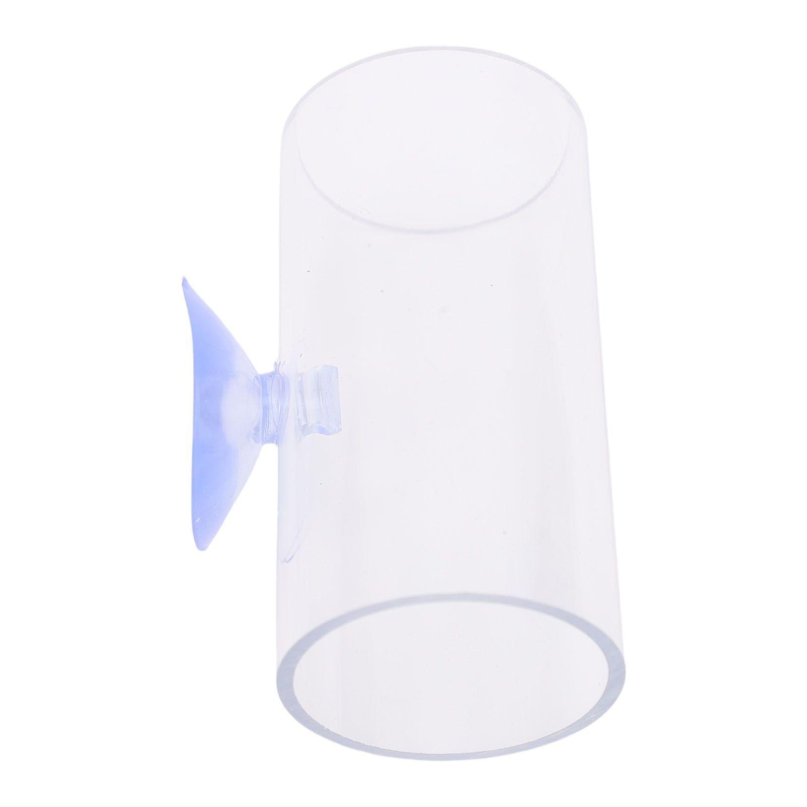 Betta Fish Tunnel Transparent Hollow Betta Fish Tube with Suction Cup for view 4
