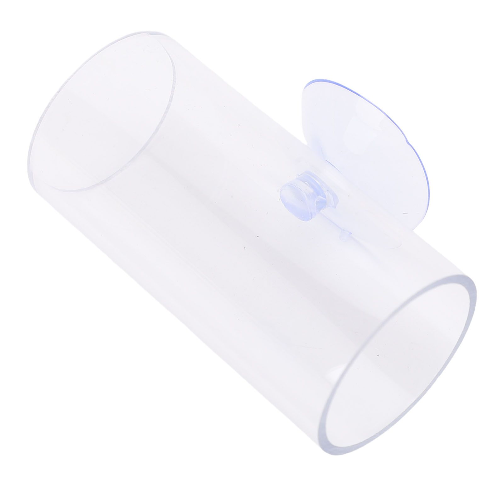 Betta Fish Tunnel Transparent Hollow Betta Fish Tube with Suction Cup for view 7