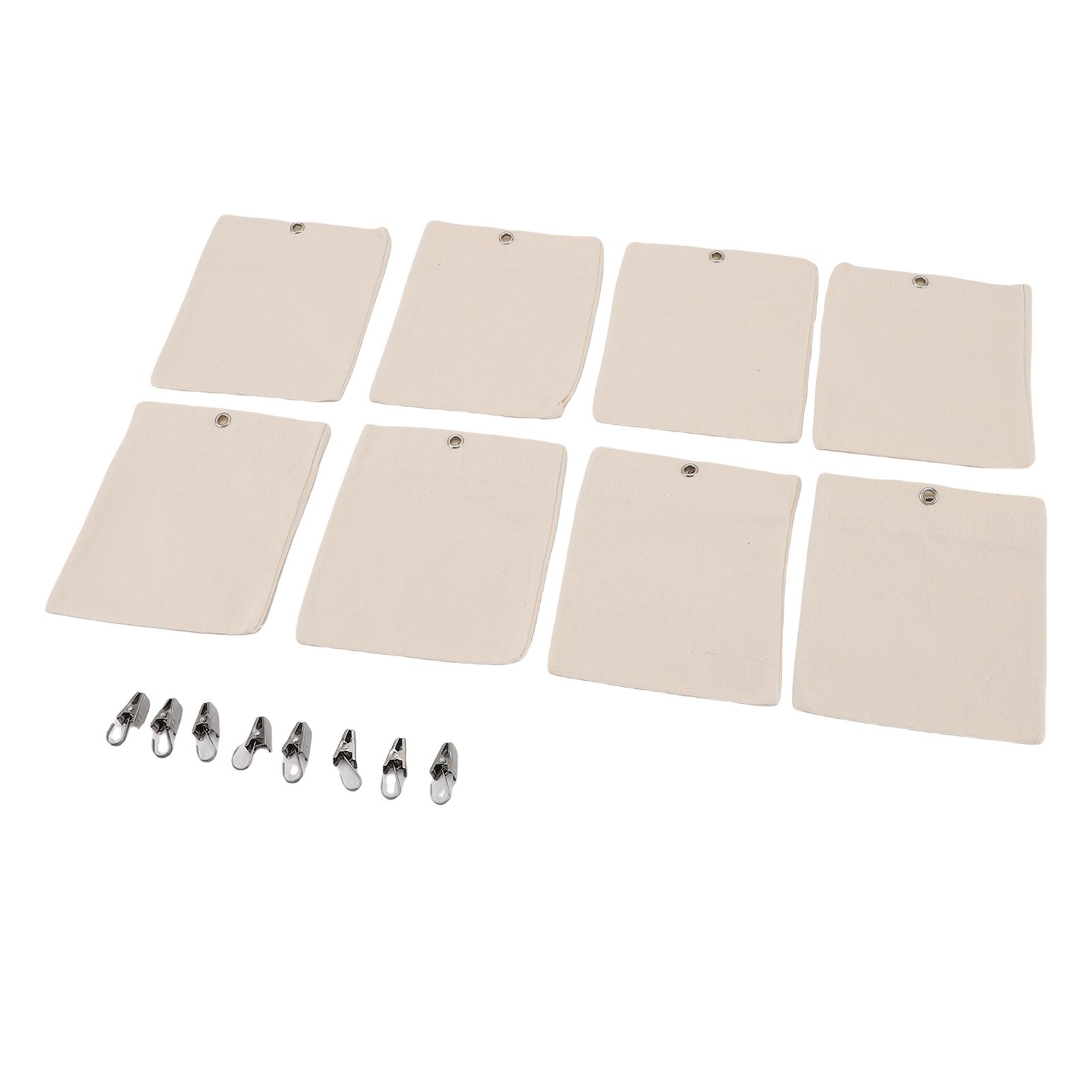 Curtain Weights Canvas Self Adhesive Closure Drapery Weighted Bags with Clamps view 4