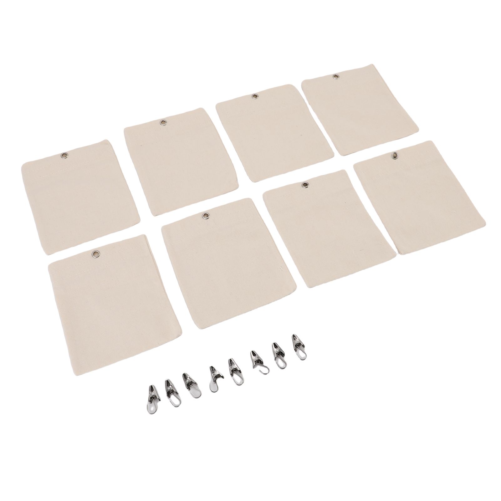 Curtain Weights Canvas Self Adhesive Closure Drapery Weighted Bags with Clamps view 6