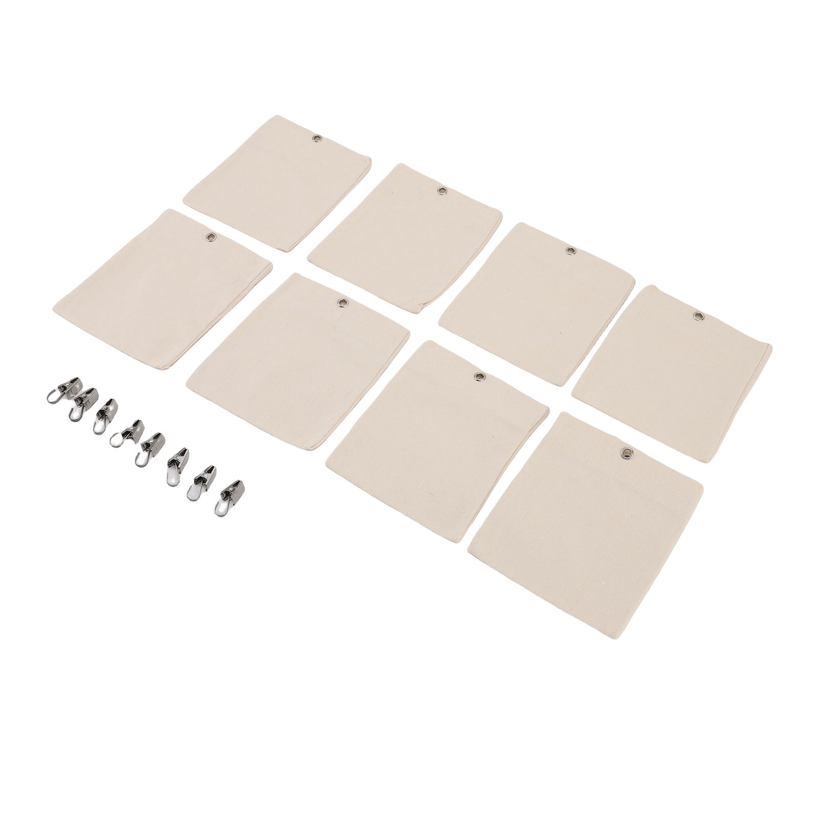 Curtain Weights Canvas Self Adhesive Closure Drapery Weighted Bags with Clamps view 11