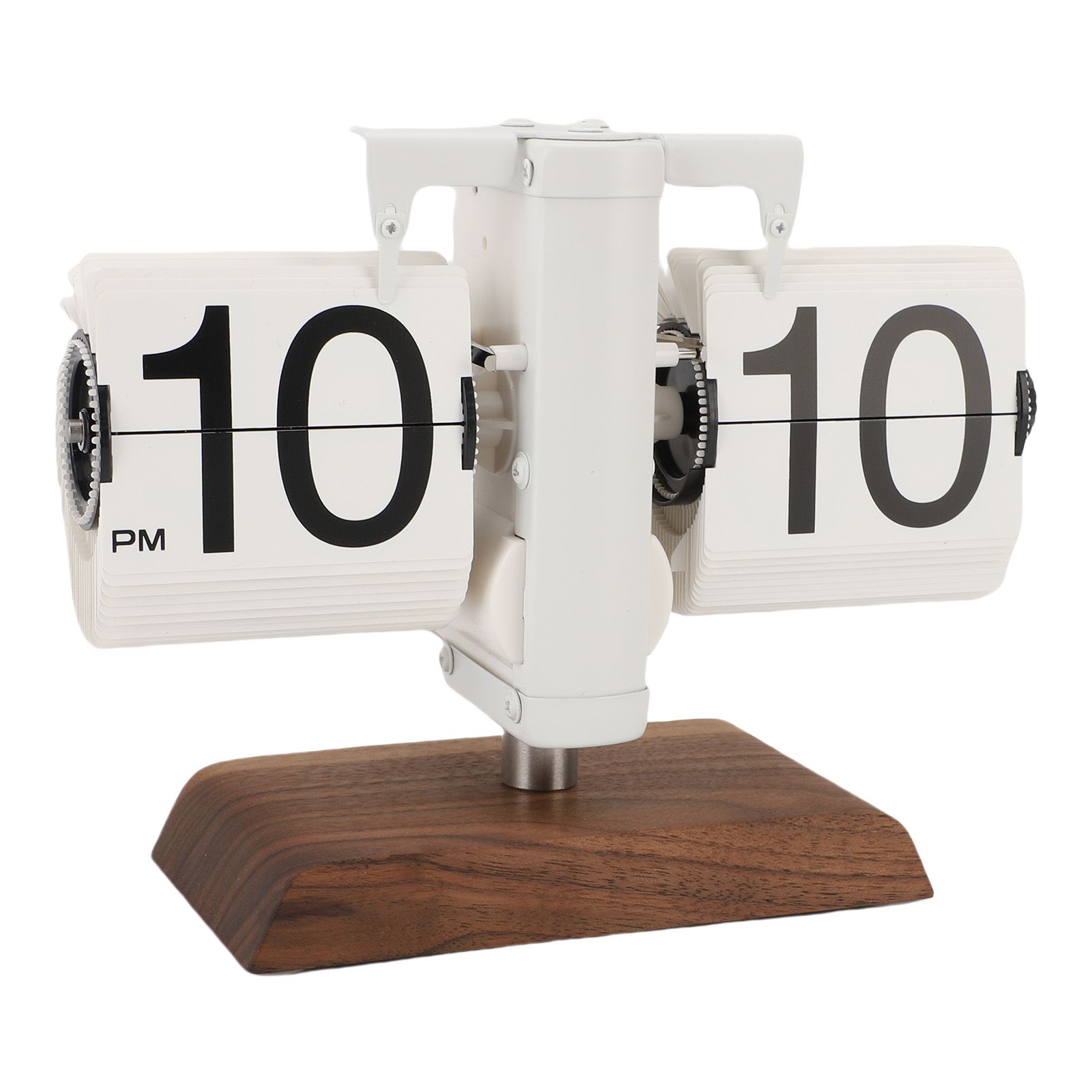 Flip Desk Clock Retro Vintage Mechanical Auto Flip Table Decor 12h for Home view 6