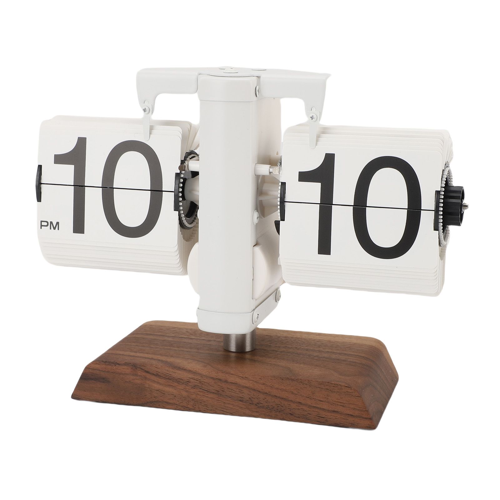 Flip Desk Clock Retro Vintage Mechanical Auto Flip Table Decor 12h for Home view 10