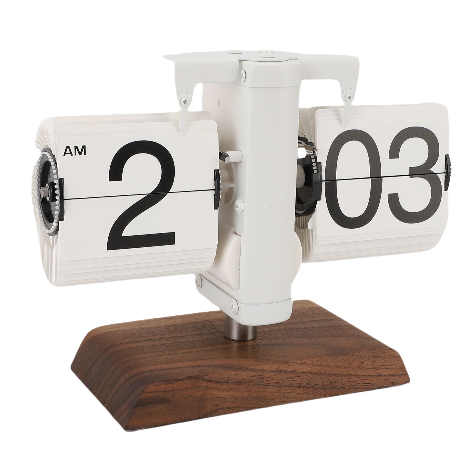 Flip Desk Clock Retro Vintage Mechanical Auto Flip Table Decor 12h for Home view 11