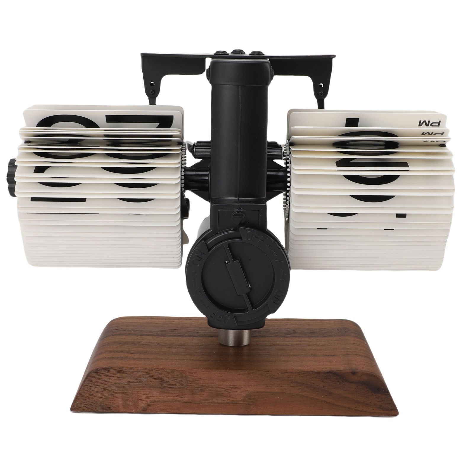 Flip Desk Clock Retro Vintage Mechanical Auto Flip Table Decor 12h for Home view 7