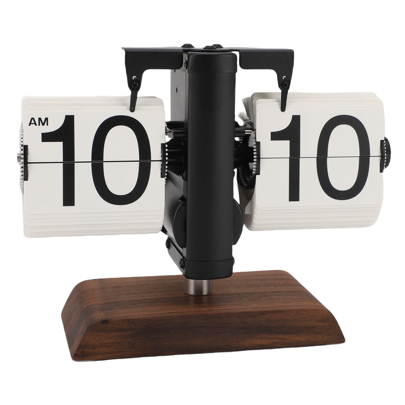 Flip Desk Clock Retro Vintage Mechanical Auto Flip Table Decor 12h for Home view 9
