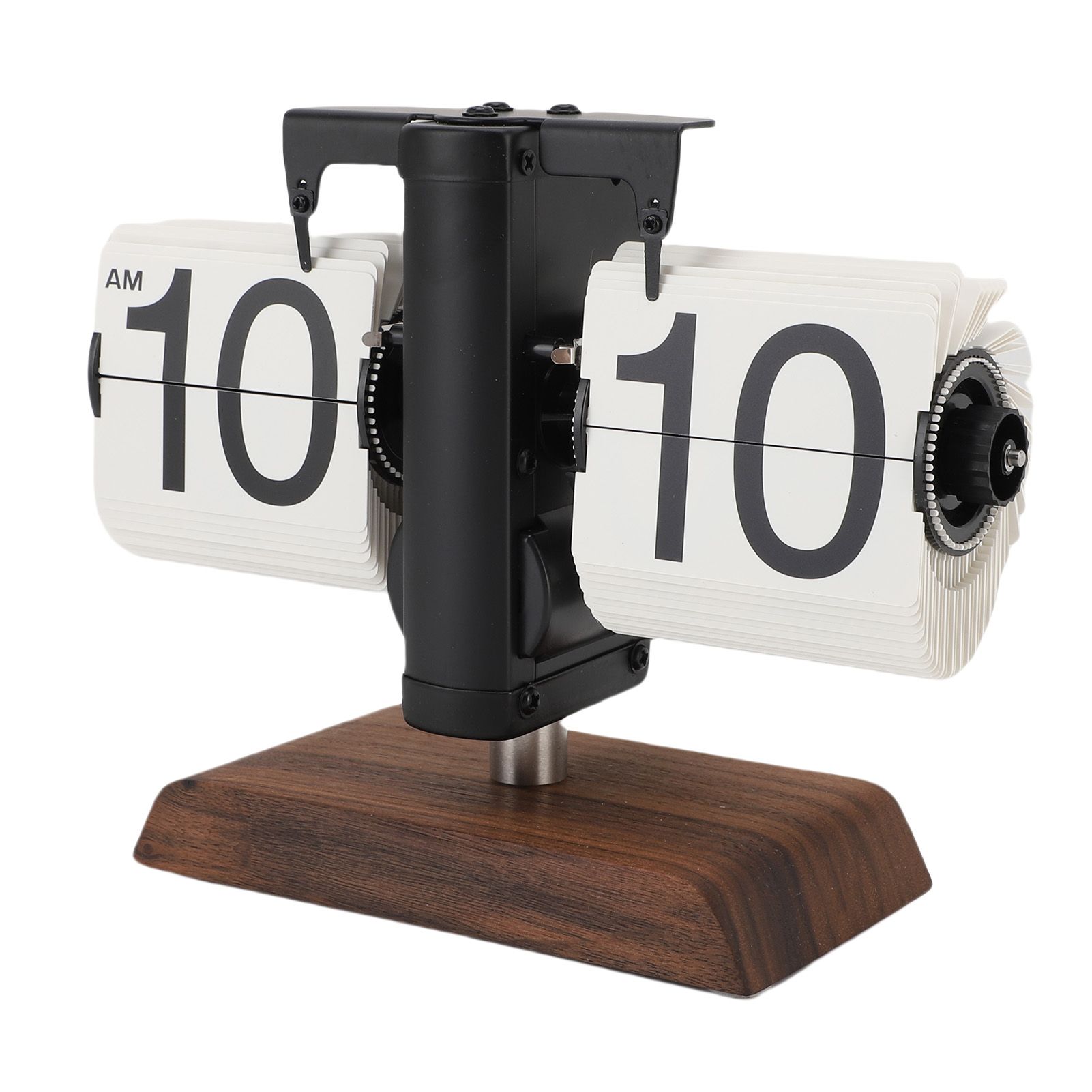 Flip Desk Clock Retro Vintage Mechanical Auto Flip Table Decor 12h for Home view 10