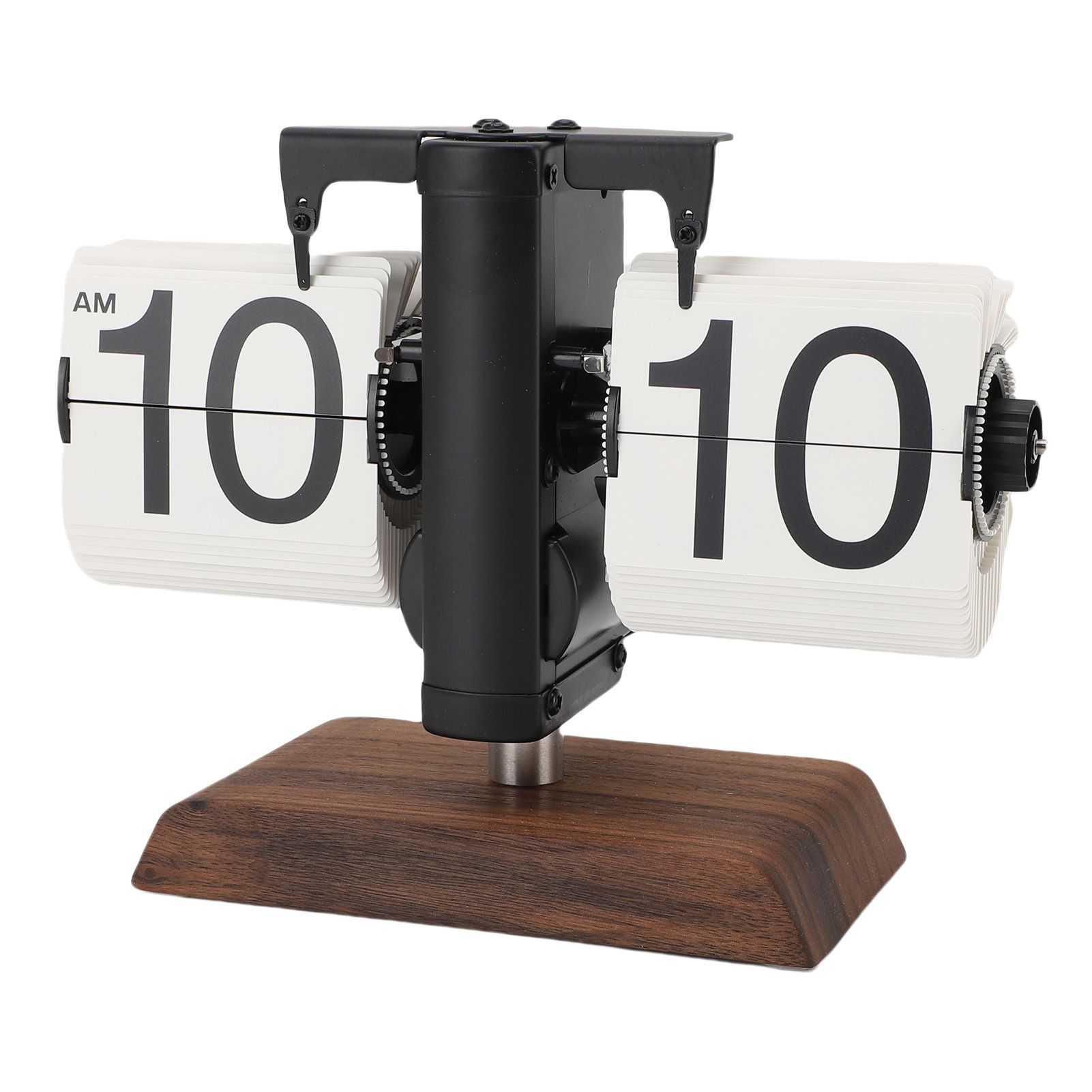 Flip Desk Clock Retro Vintage Mechanical Auto Flip Table Decor 12h for Home view 11