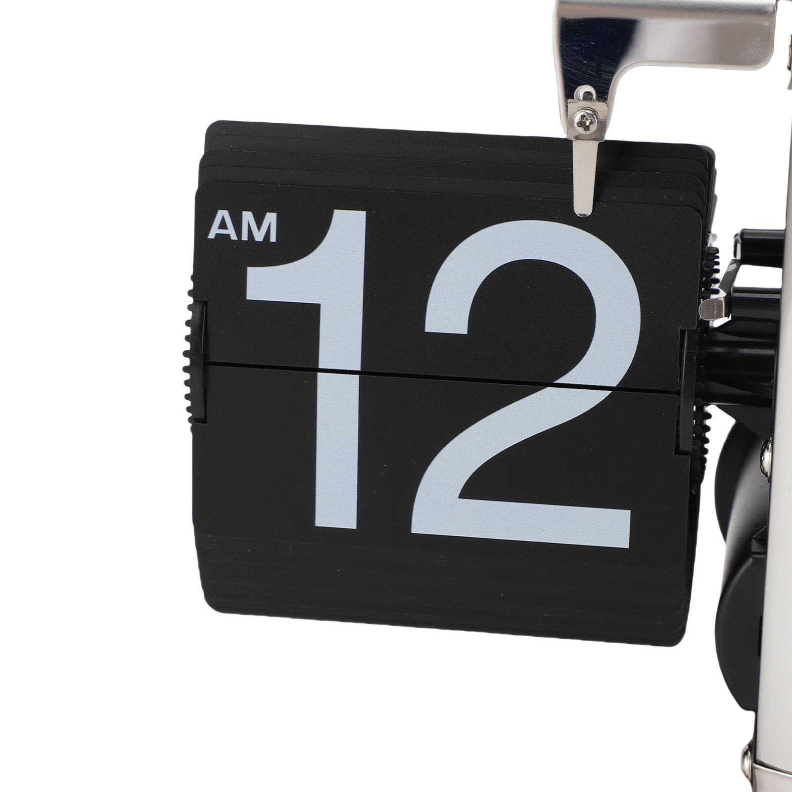Retro Flip Clock Automatic Page Turning 12 Hours Battery Operated Mechanical view 5