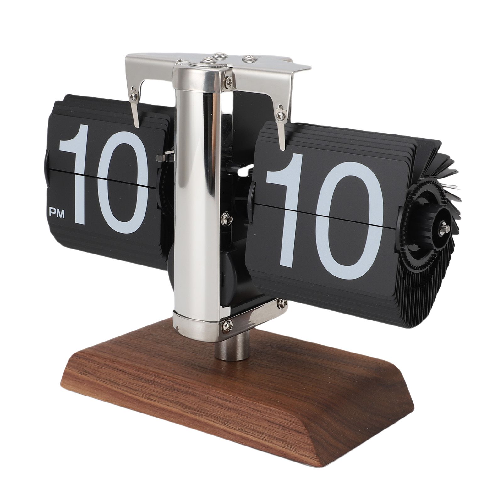 Retro Flip Clock Automatic Page Turning 12 Hours Battery Operated Mechanical view 10