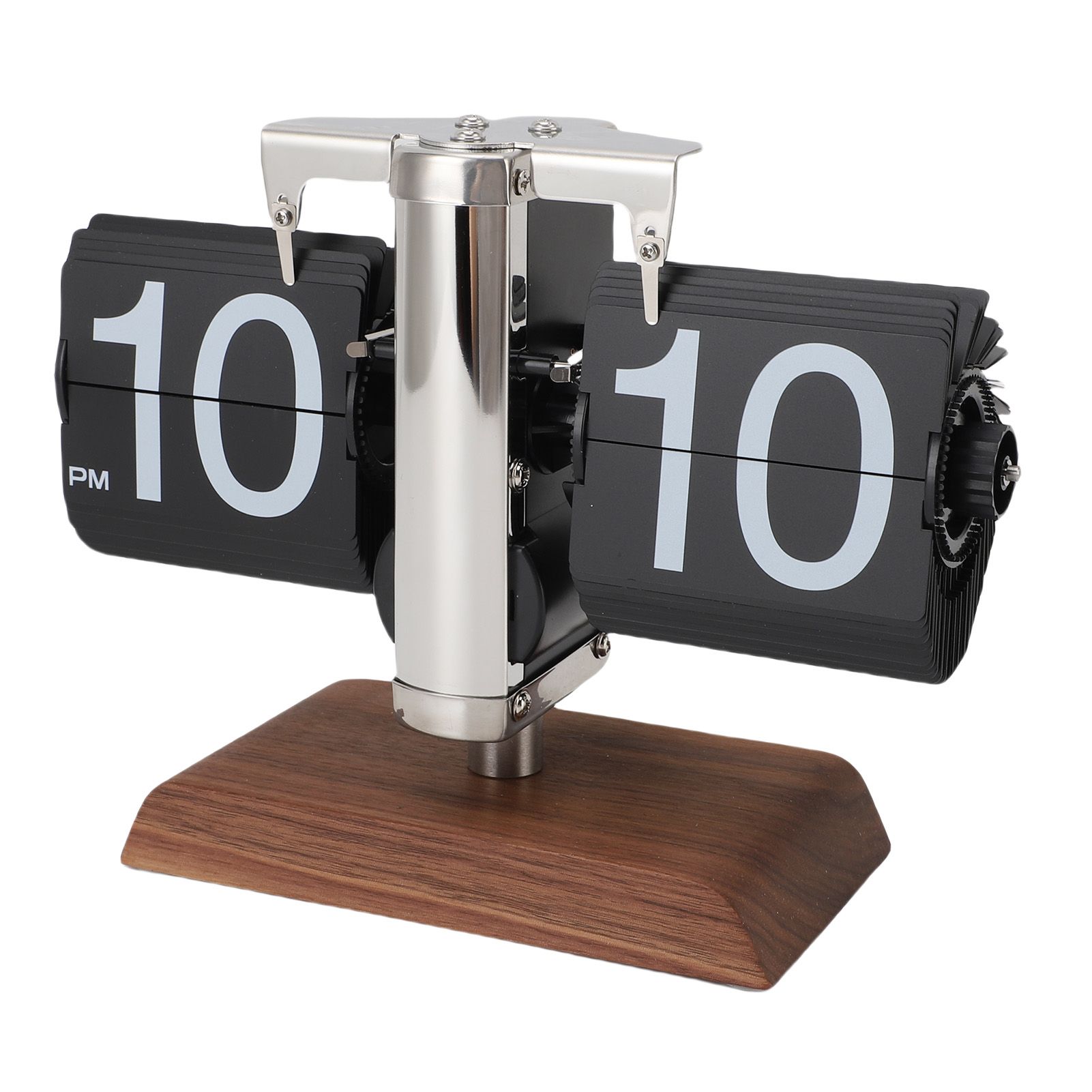 Retro Flip Clock Automatic Page Turning 12 Hours Battery Operated Mechanical view 11