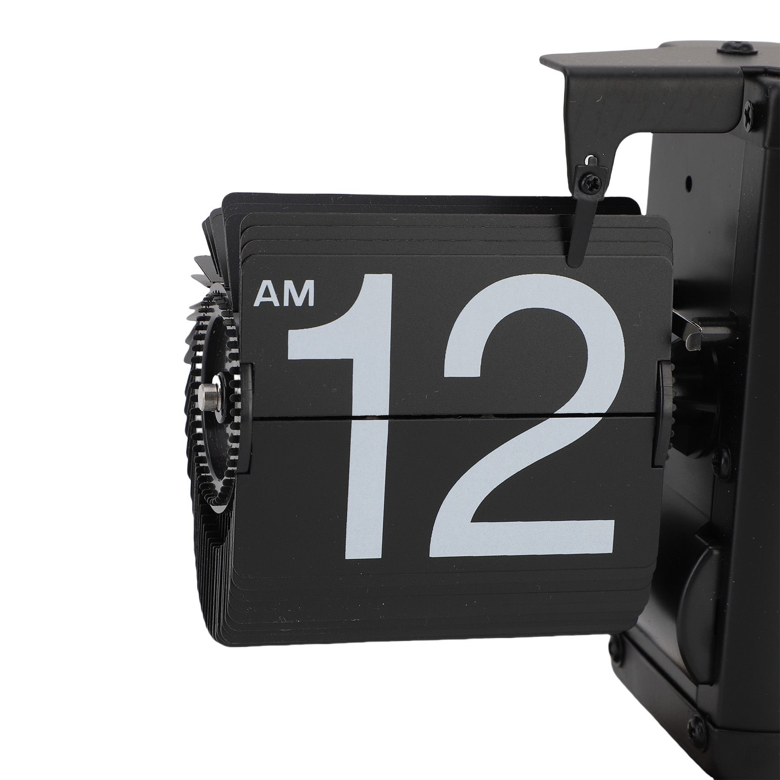 Digital Flip Desk Clock 12 Hours Battery Powered Retro Mechanical Auto Flip view 2