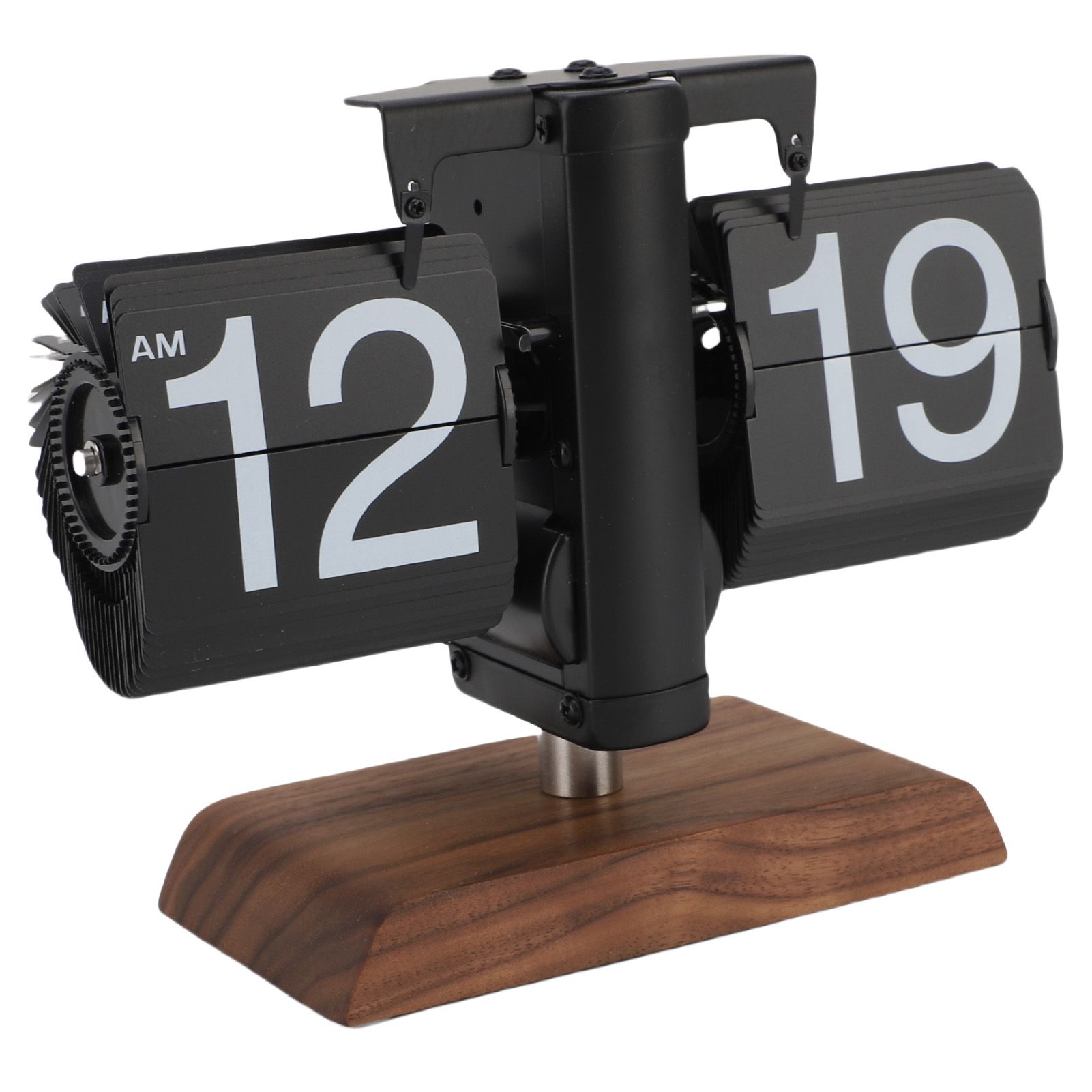 Digital Flip Desk Clock 12 Hours Battery Powered Retro Mechanical Auto Flip view 4