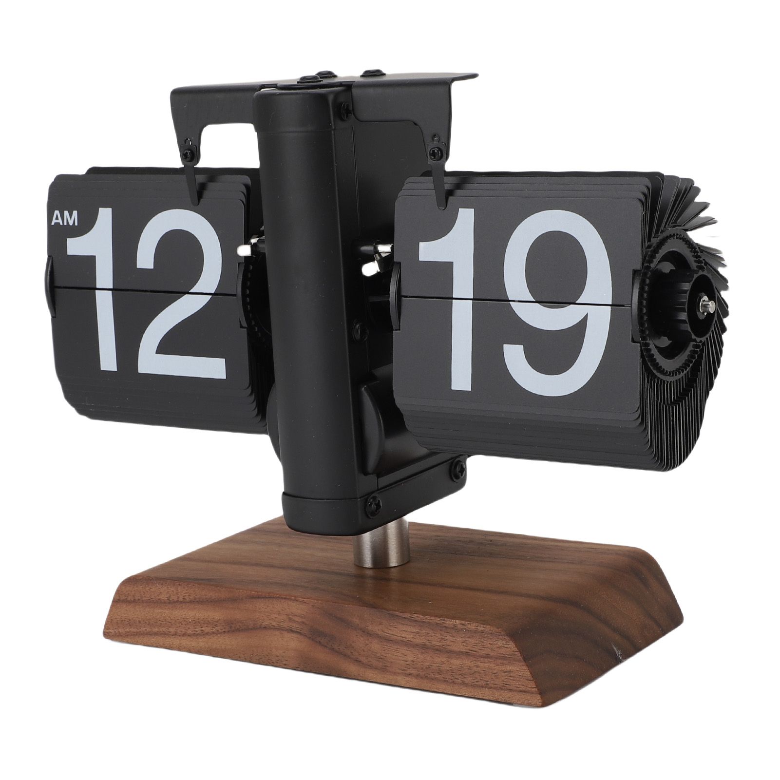 Digital Flip Desk Clock 12 Hours Battery Powered Retro Mechanical Auto Flip view 6