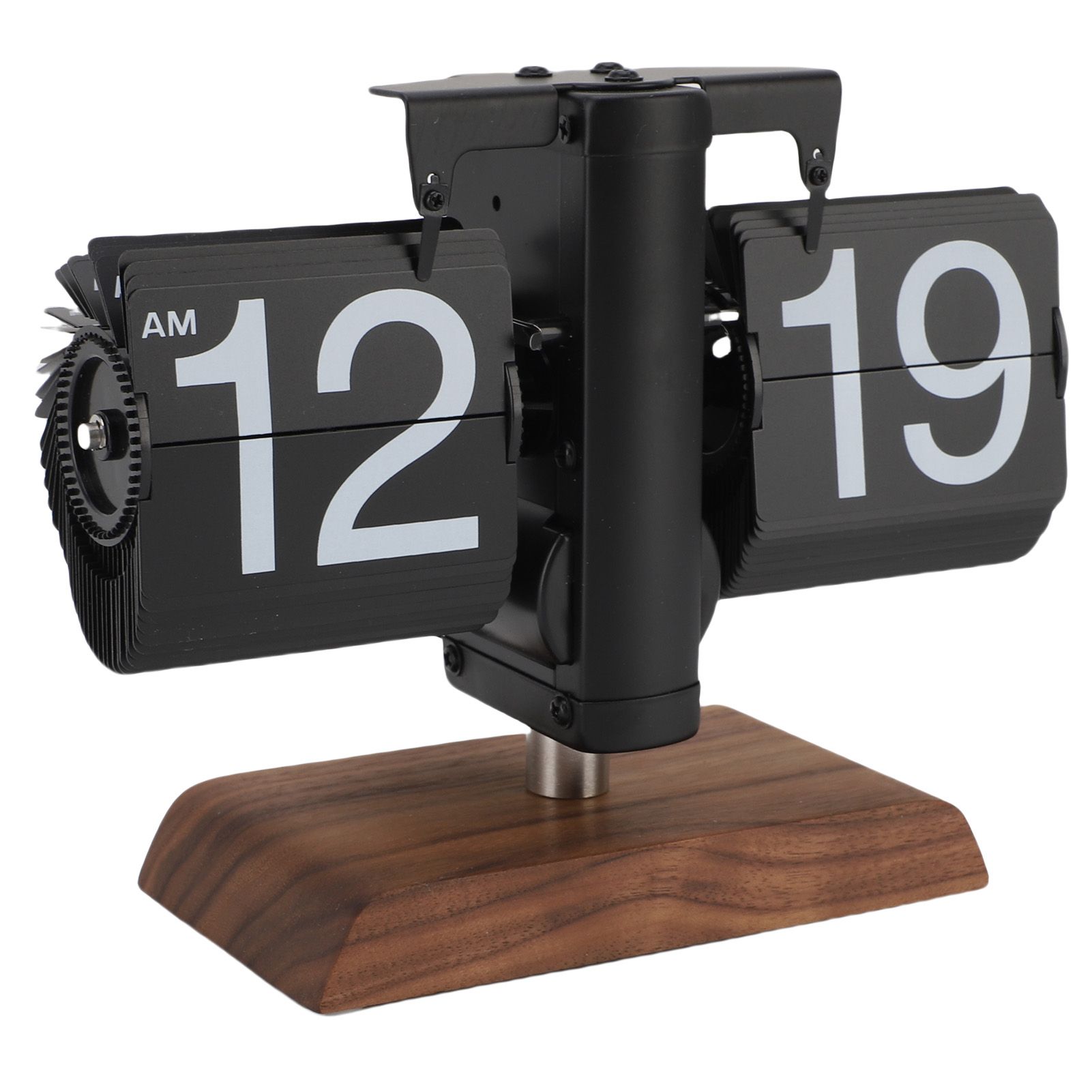 Digital Flip Desk Clock 12 Hours Battery Powered Retro Mechanical Auto Flip view 8