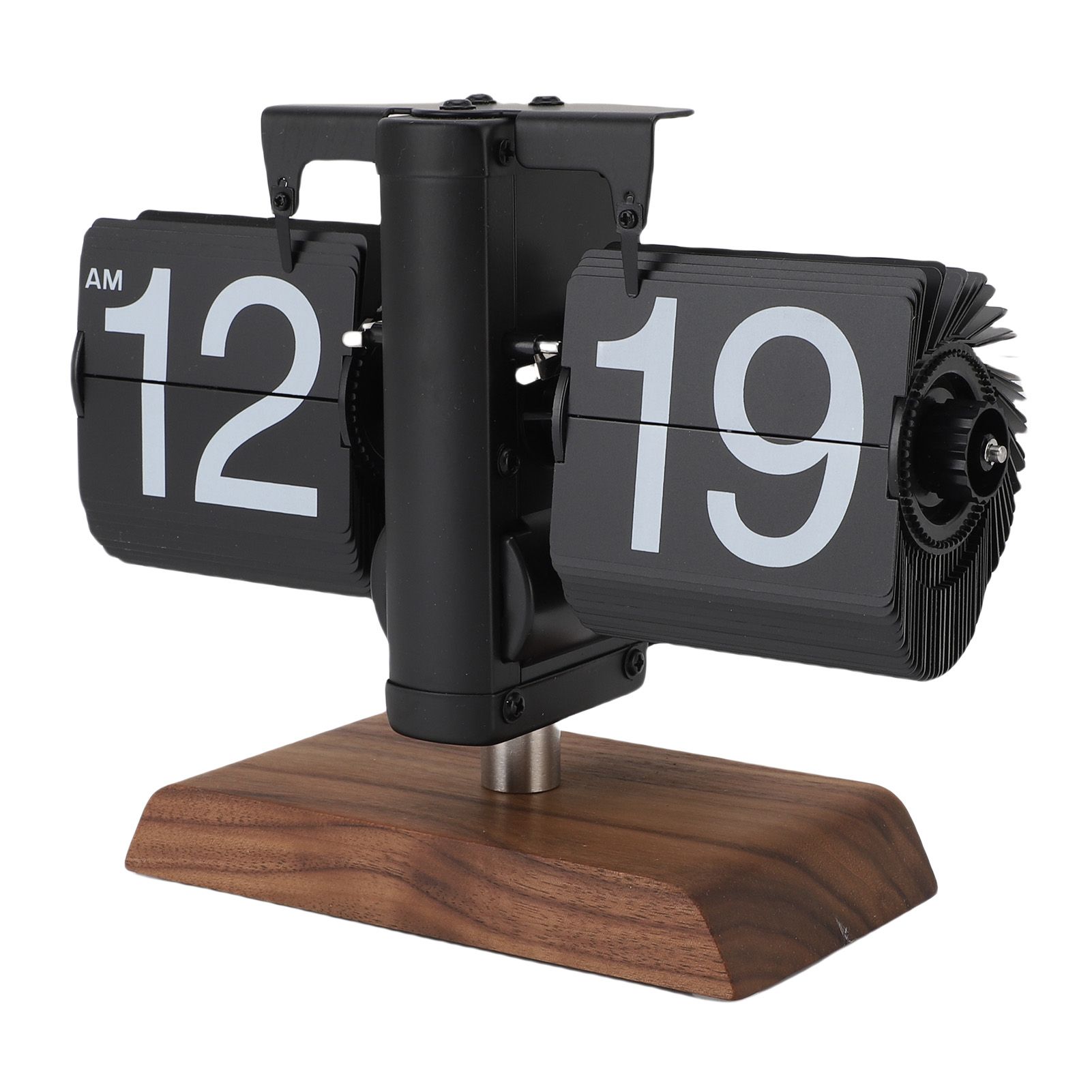 Digital Flip Desk Clock 12 Hours Battery Powered Retro Mechanical Auto Flip view 9