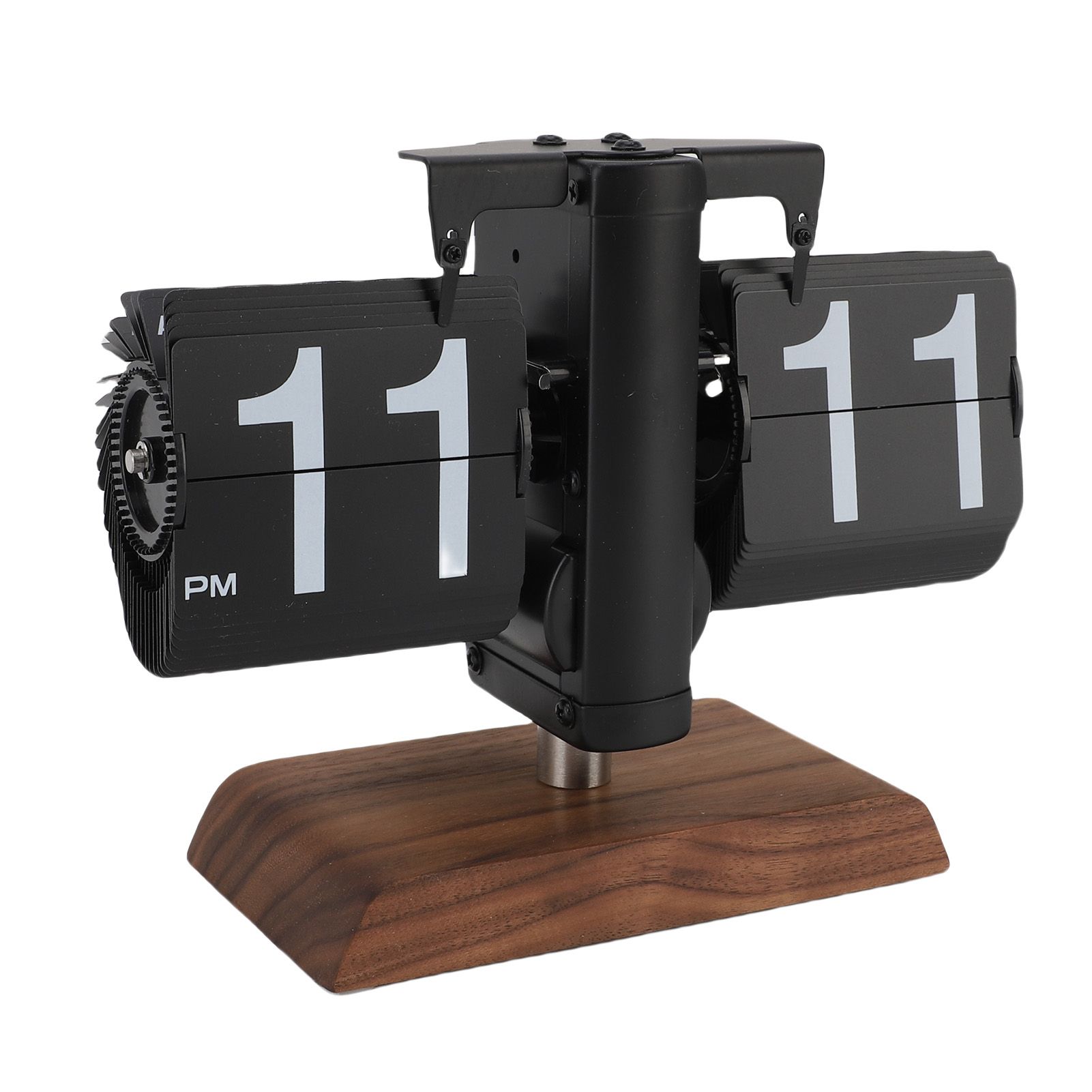 Digital Flip Desk Clock 12 Hours Battery Powered Retro Mechanical Auto Flip view 12
