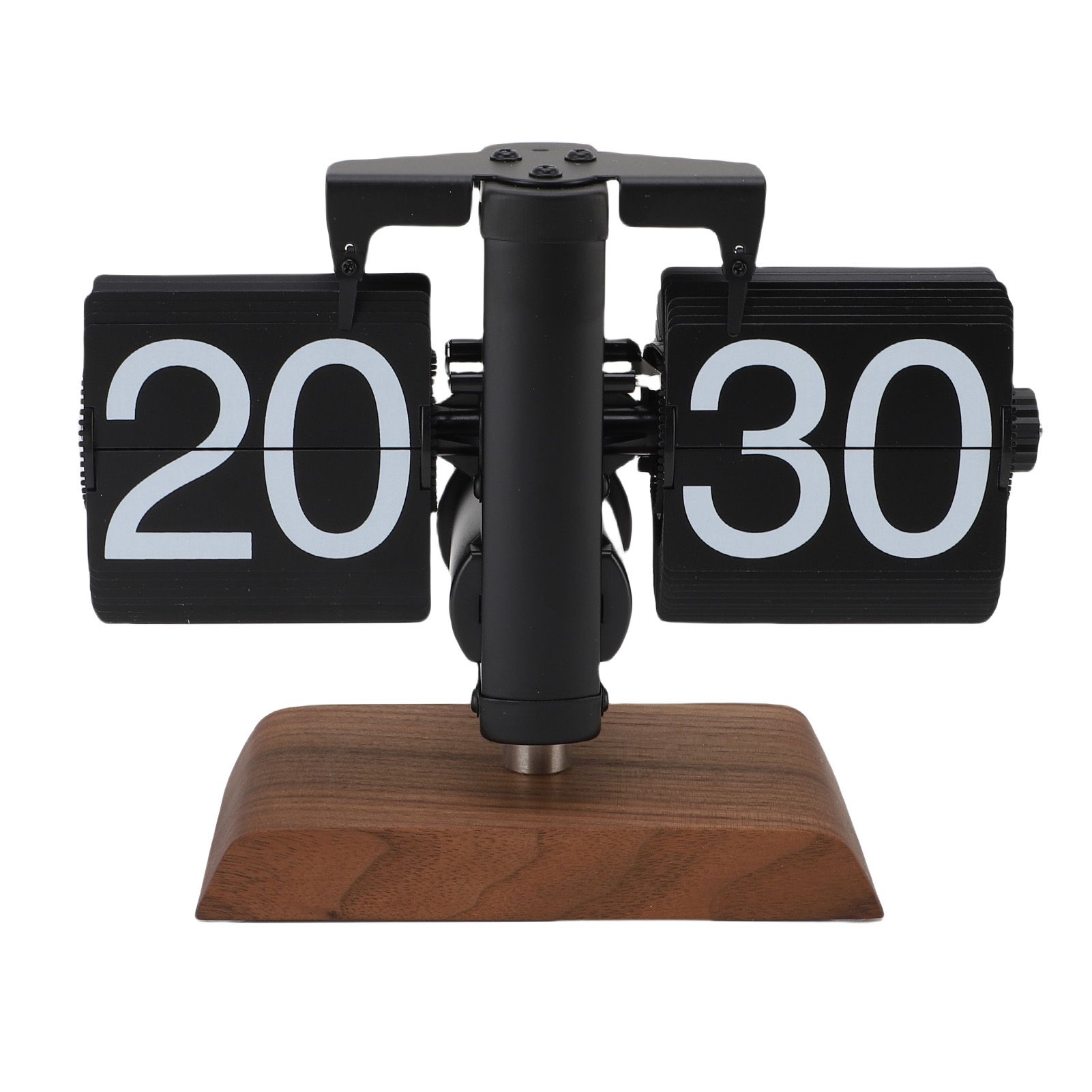 Retro Digital Flip Down Clock Mechanical Battery Powered Flip Desk Clock for view 3