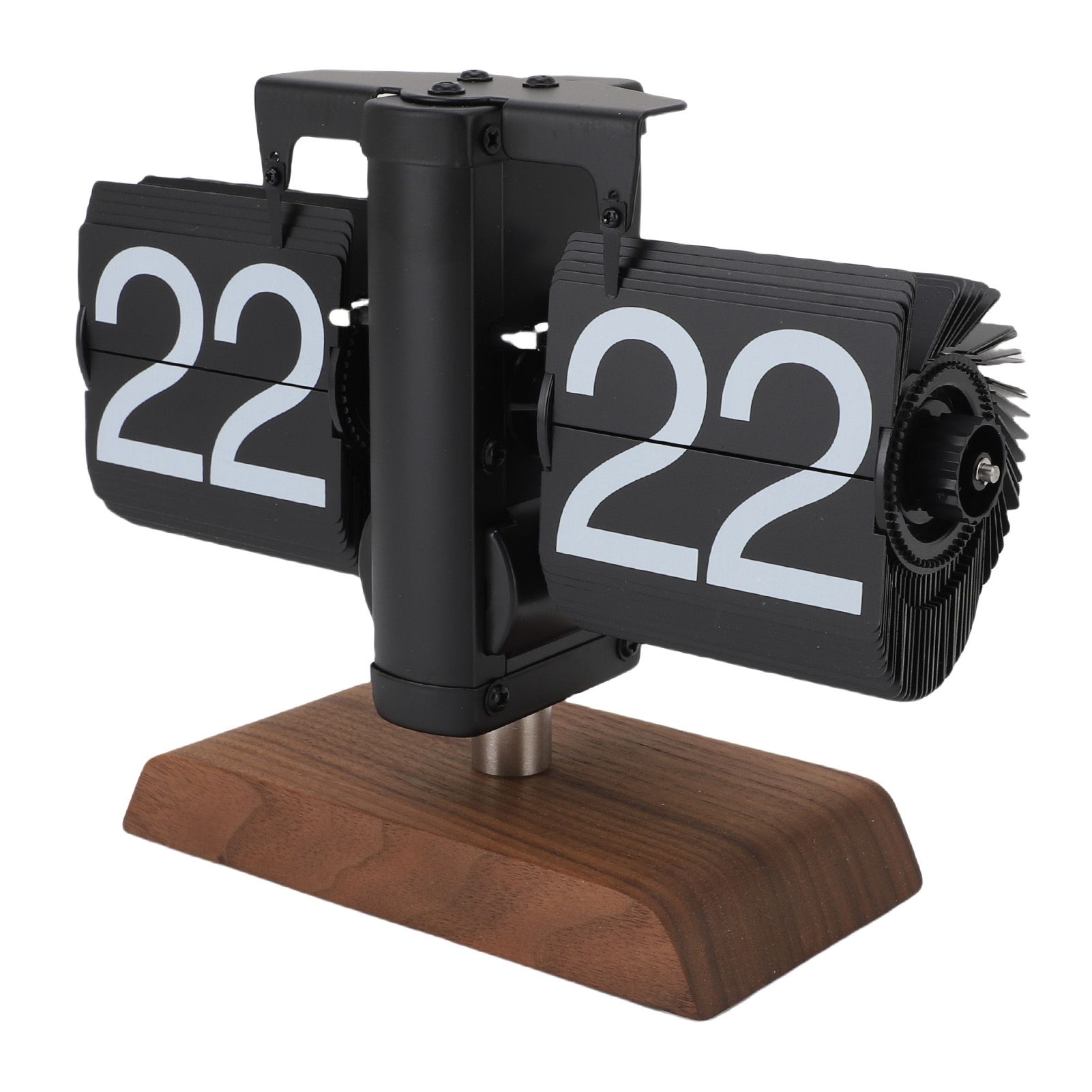 Retro Digital Flip Down Clock Mechanical Battery Powered Flip Desk Clock for view 4