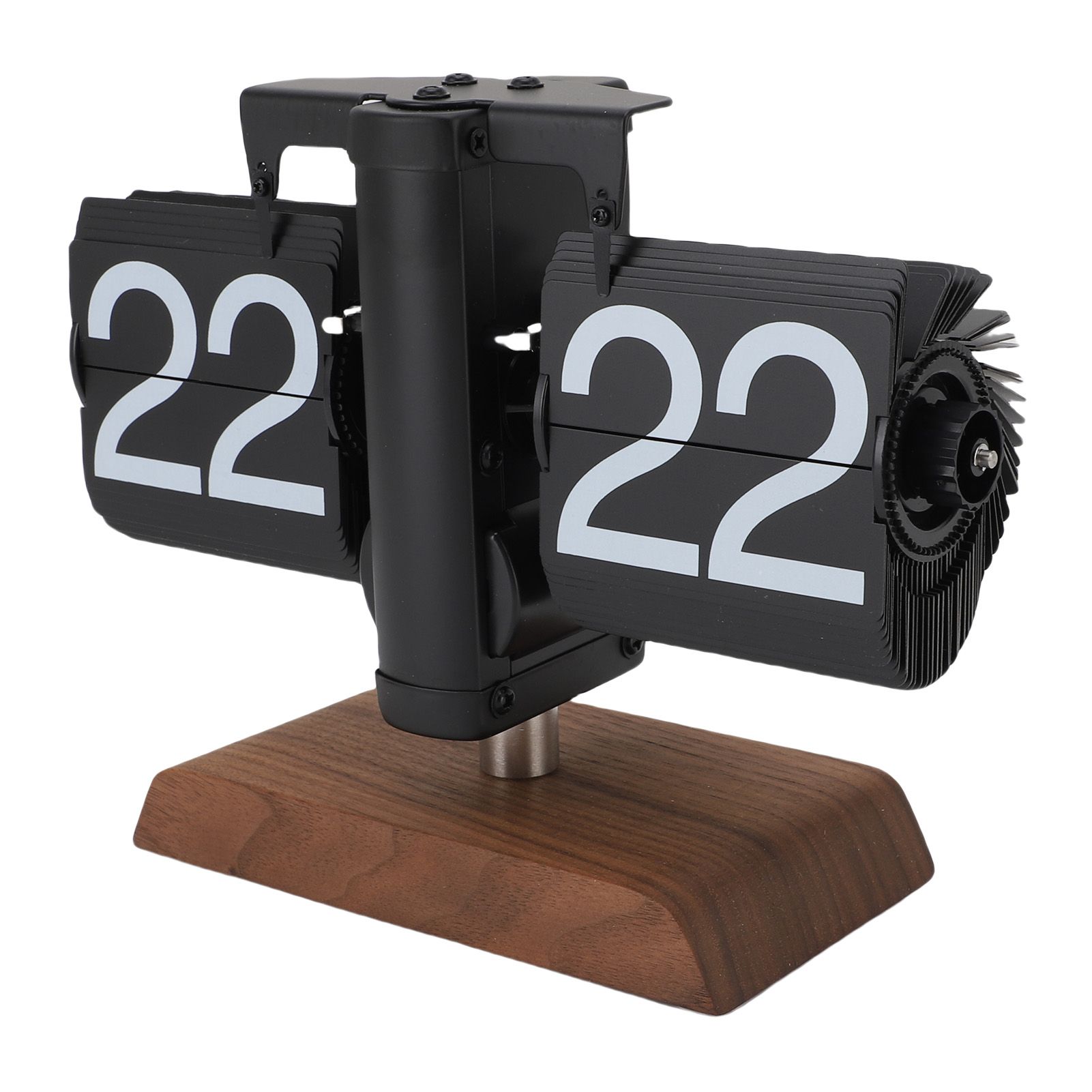 Retro Digital Flip Down Clock Mechanical Battery Powered Flip Desk Clock for view 6