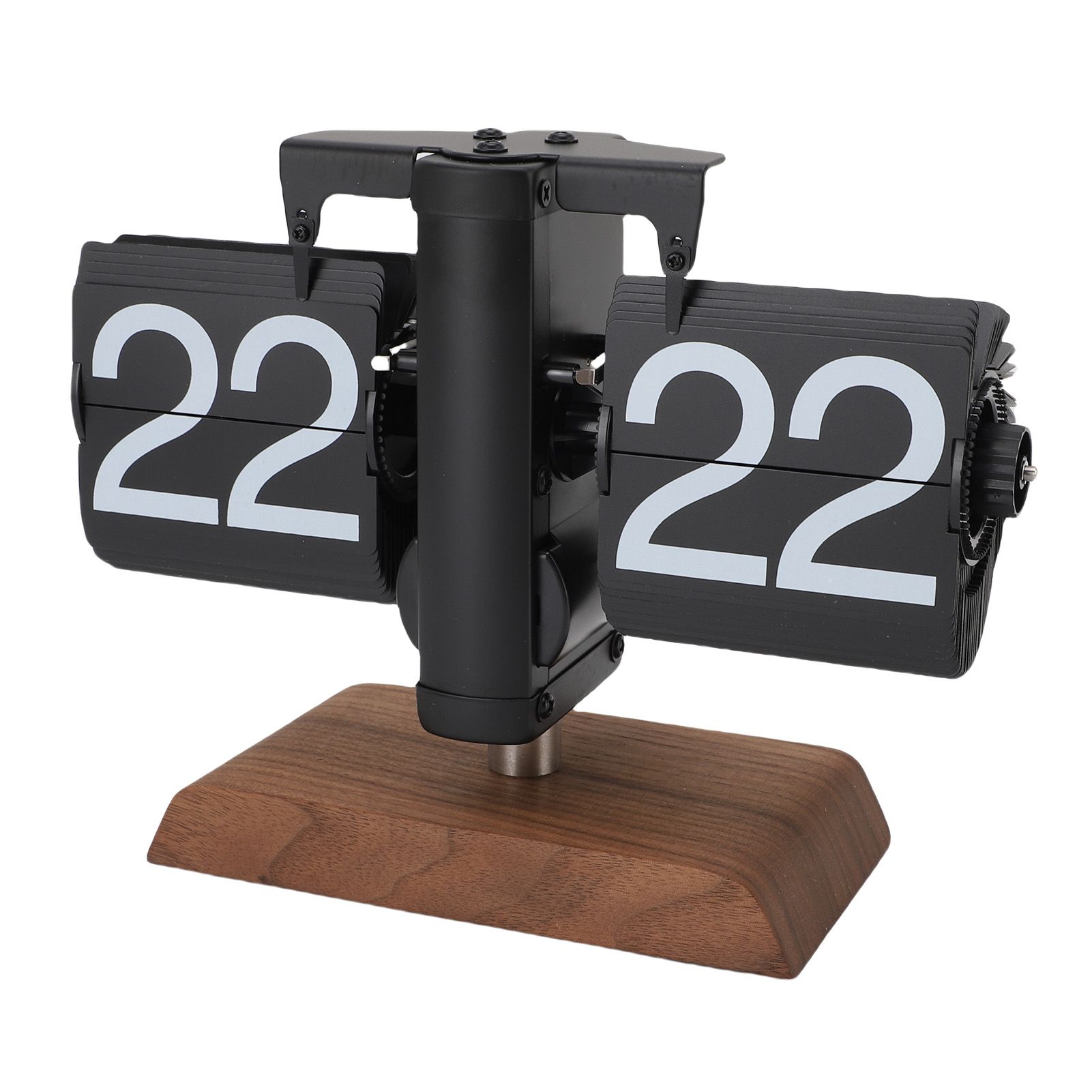 Retro Digital Flip Down Clock Mechanical Battery Powered Flip Desk Clock for view 8