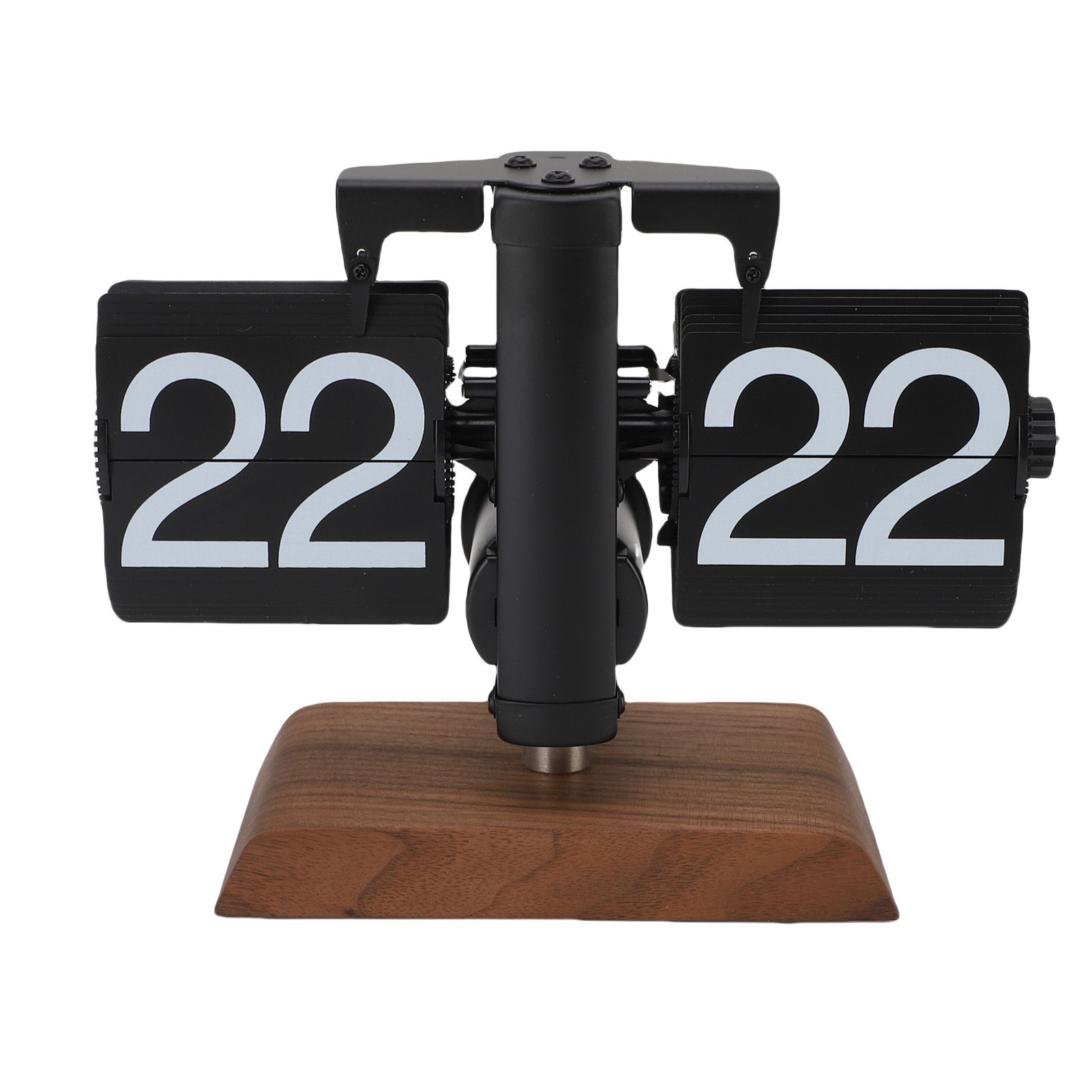Retro Digital Flip Down Clock Mechanical Battery Powered Flip Desk Clock for view 9