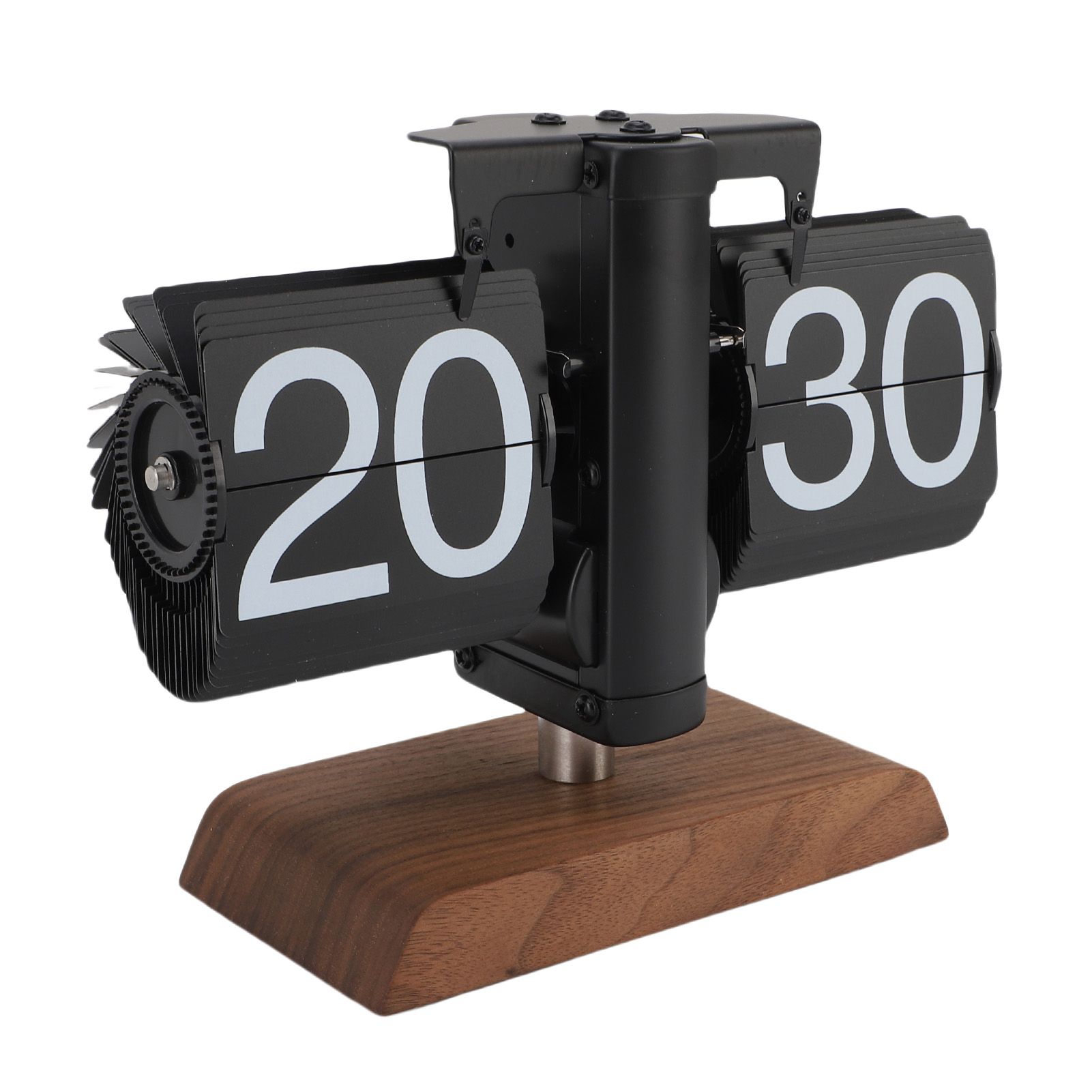 Retro Digital Flip Down Clock Mechanical Battery Powered Flip Desk Clock for view 10