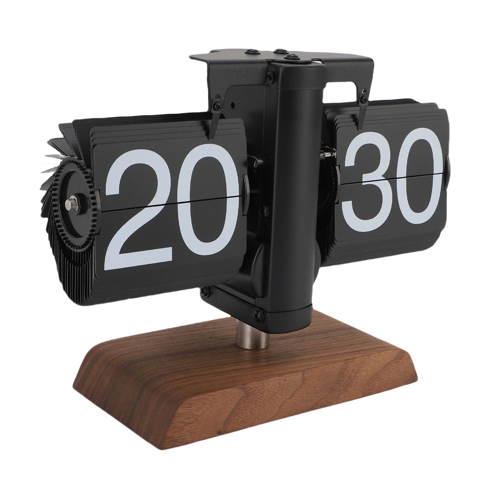 Retro Digital Flip Down Clock Mechanical Battery Powered Flip Desk Clock for view 11