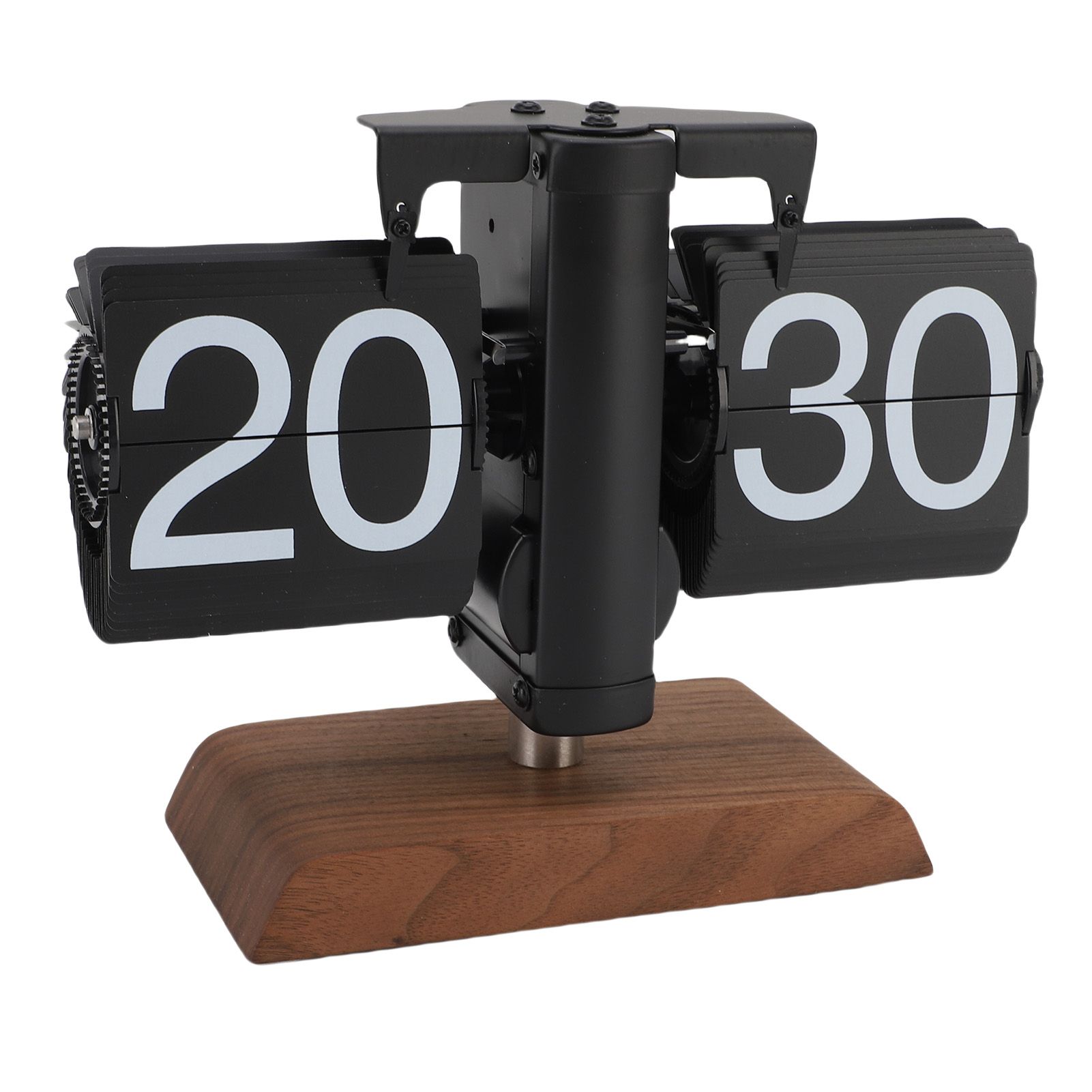 Retro Digital Flip Down Clock Mechanical Battery Powered Flip Desk Clock for view 12