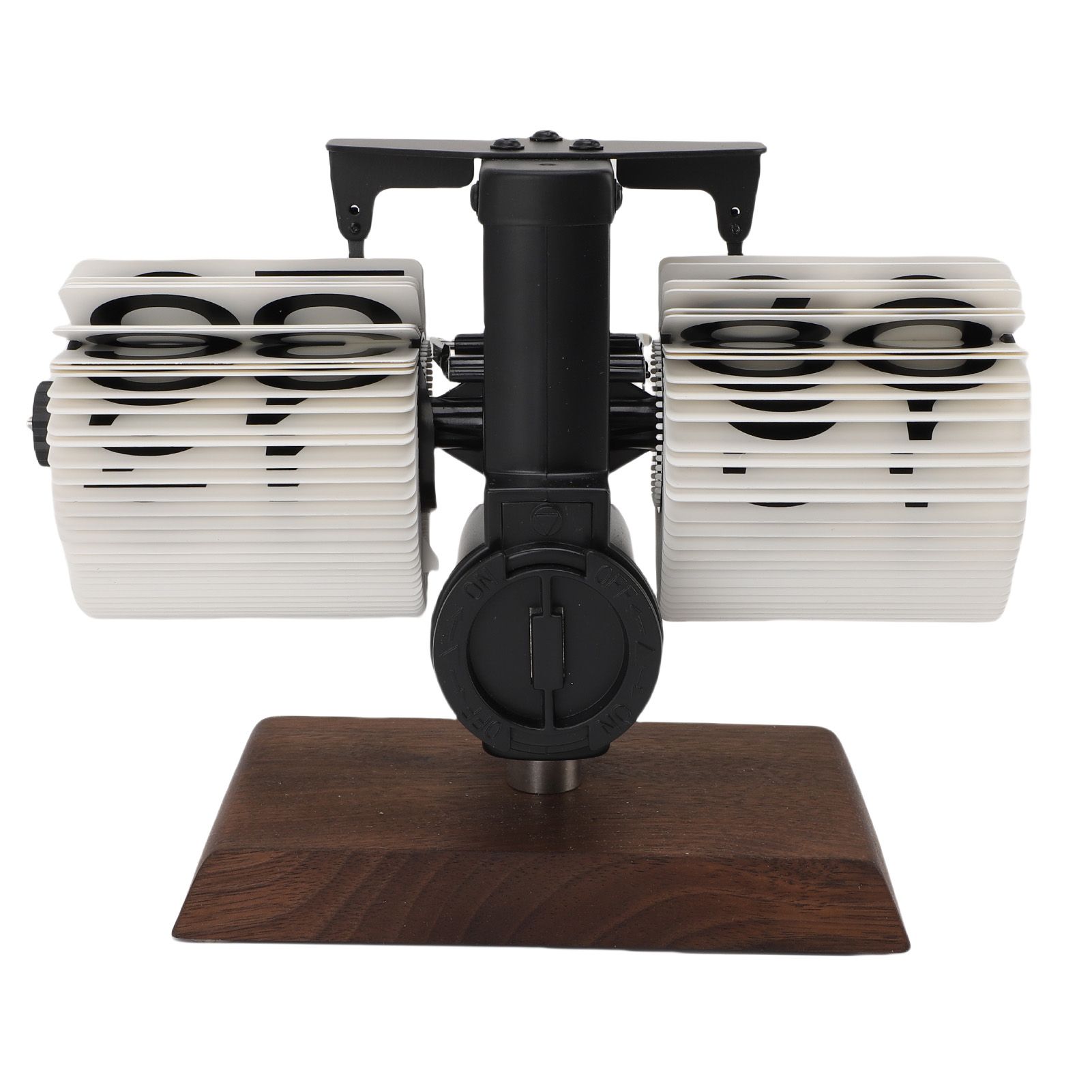 Flip Desk Clock Retro Large Number Mechanical Automatic Flip Clock for Living view 2