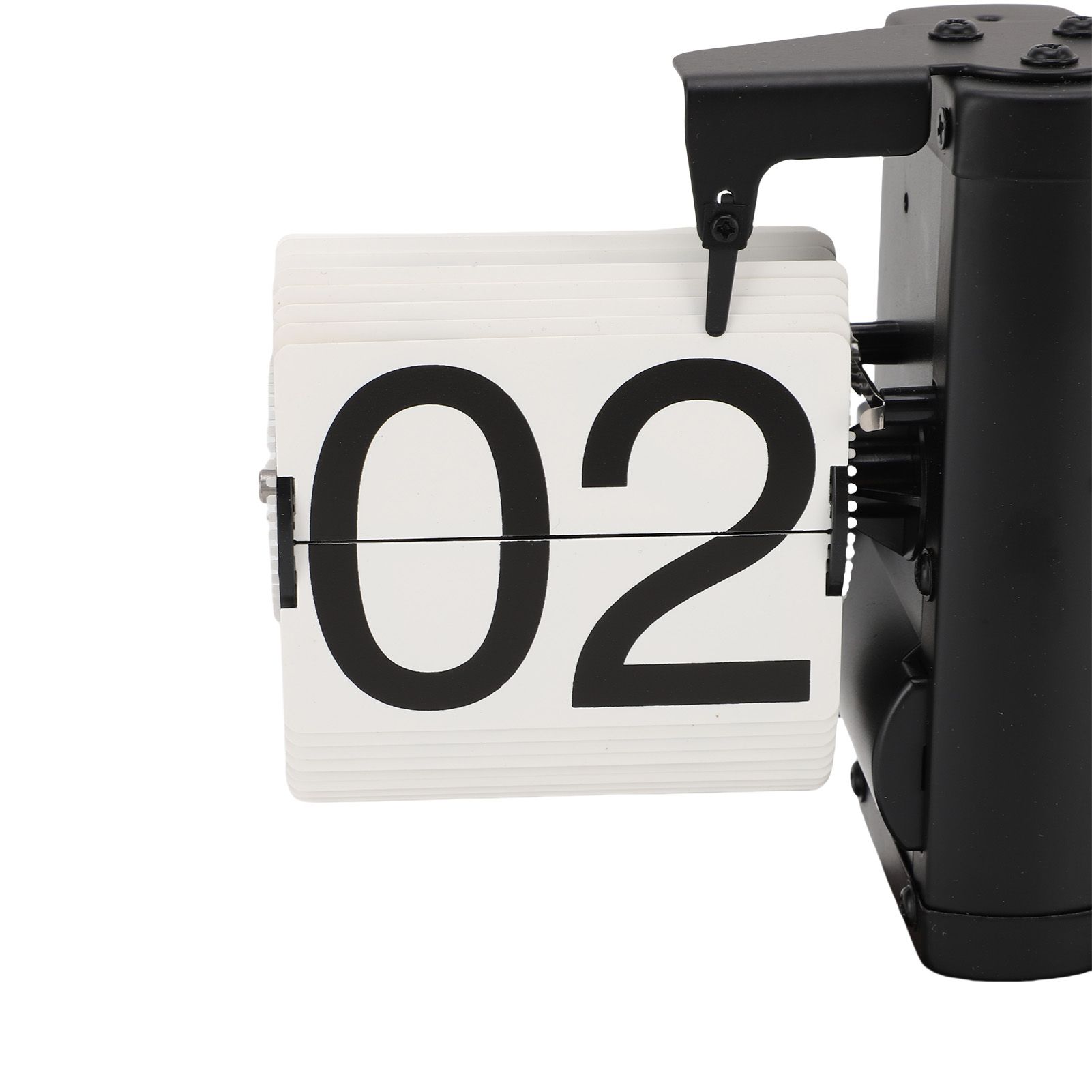 Flip Desk Clock Retro Large Number Mechanical Automatic Flip Clock for Living view 7