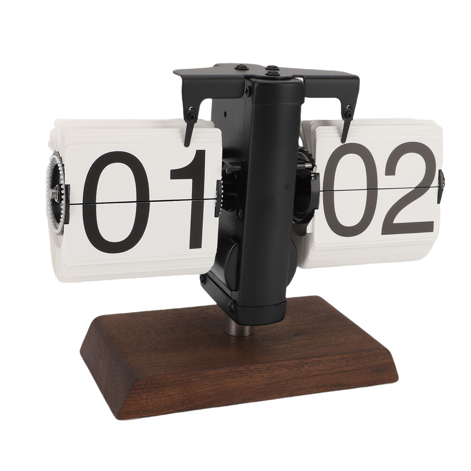 Flip Desk Clock Retro Large Number Mechanical Automatic Flip Clock for Living view 10