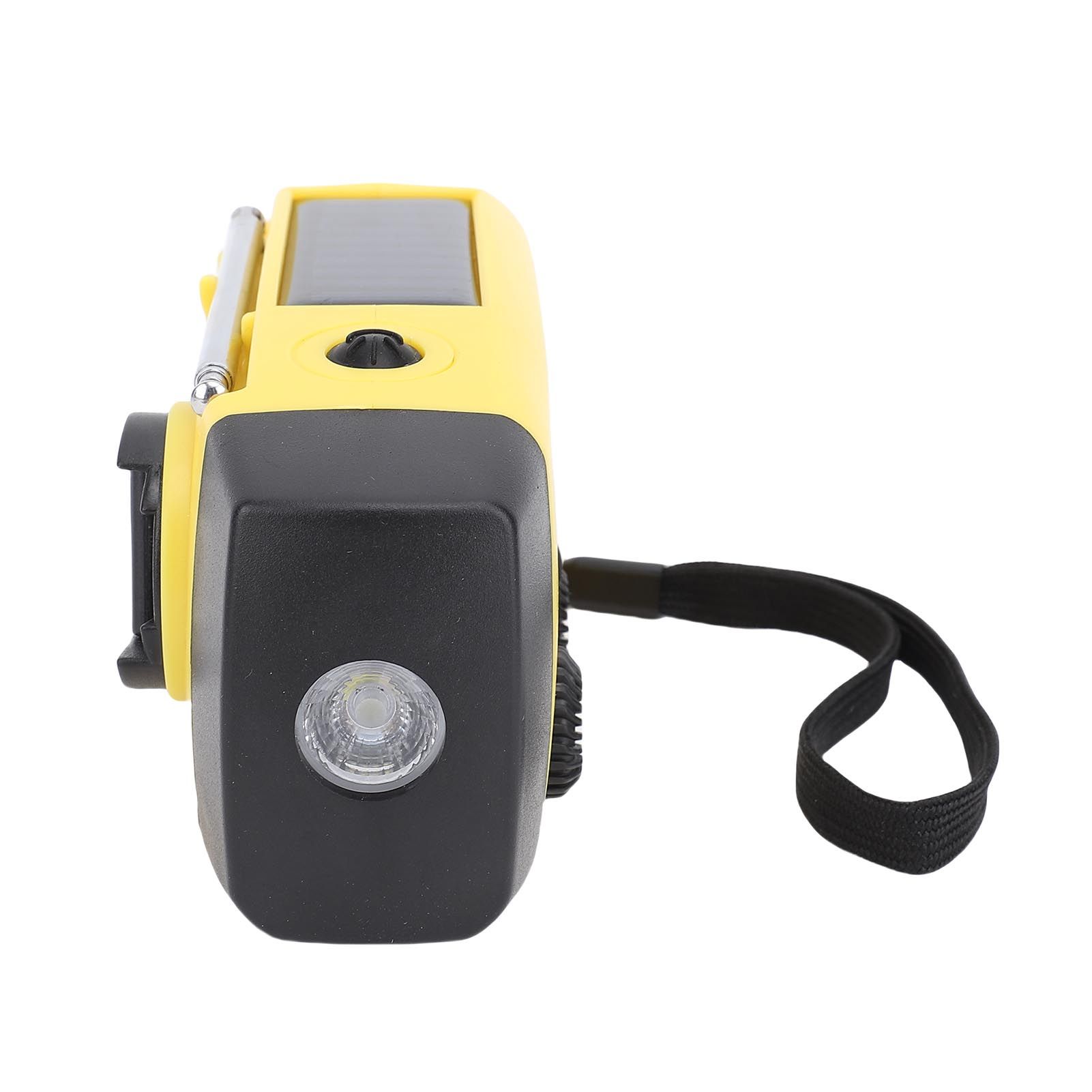 Solar Emergency Hand Crank Weather Radio LED Lighting SOS Alarm Portable Power view 4