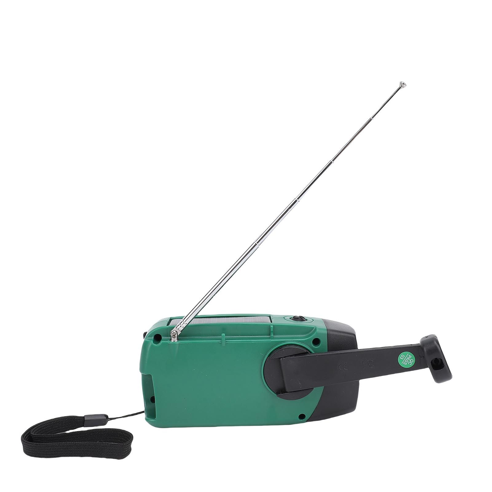 Solar Emergency Hand Crank Weather Radio LED Lighting SOS Alarm Portable Power view 6