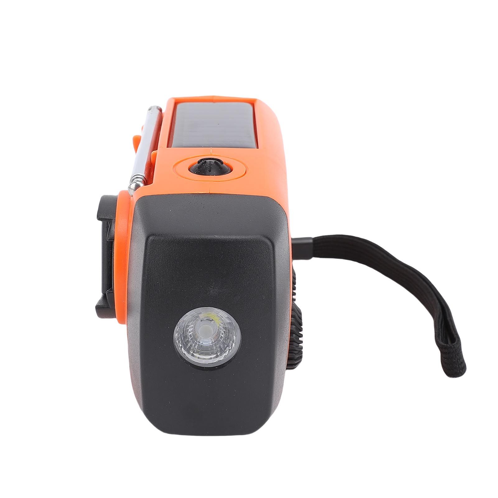 Solar Emergency Hand Crank Weather Radio LED Lighting SOS Alarm Portable Power view 4