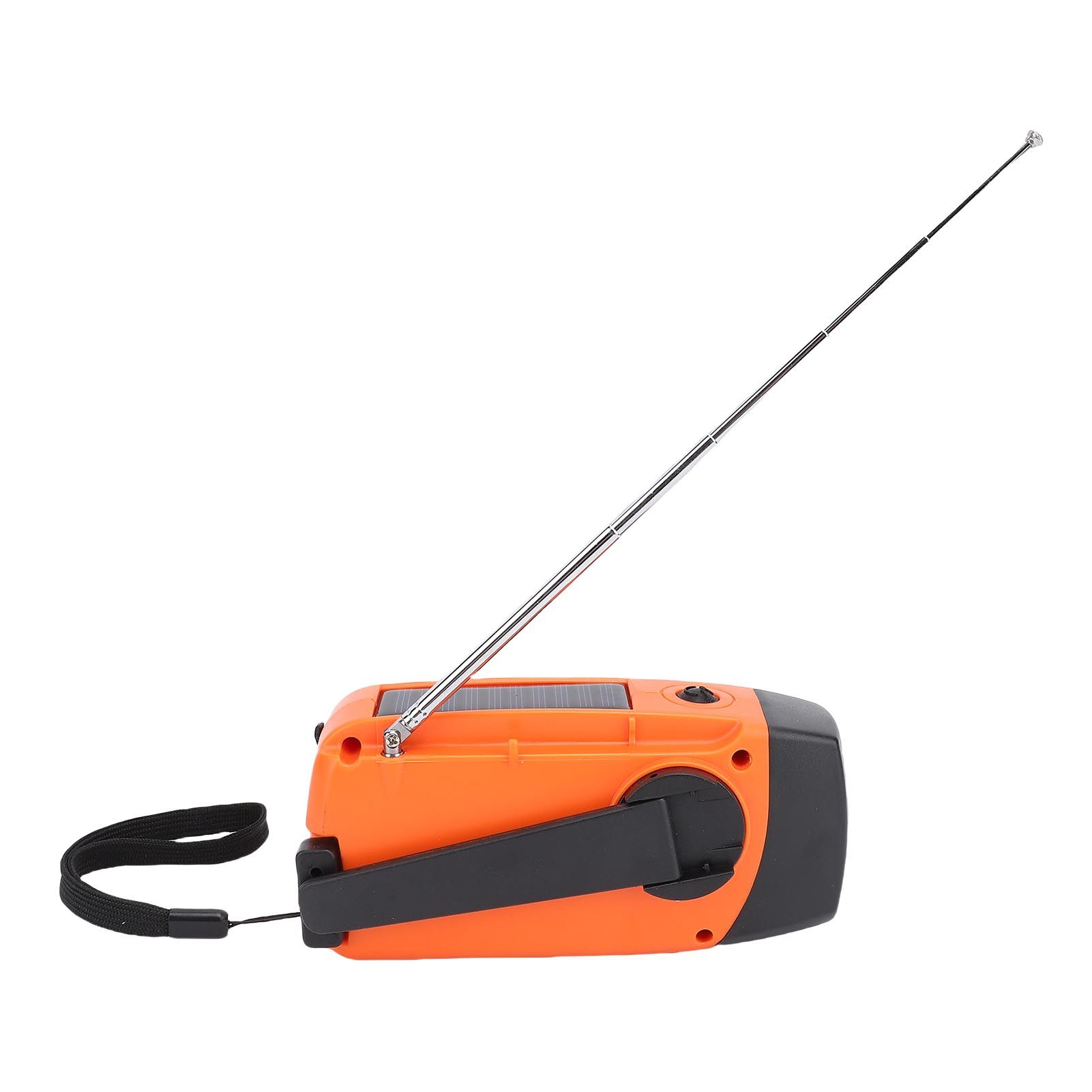 Solar Emergency Hand Crank Weather Radio LED Lighting SOS Alarm Portable Power view 8