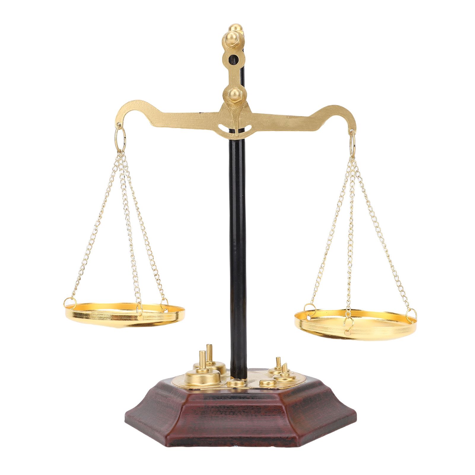 Vintage Balance Scale Sculpture Ornament Antique Weight Balancing Scale view 3