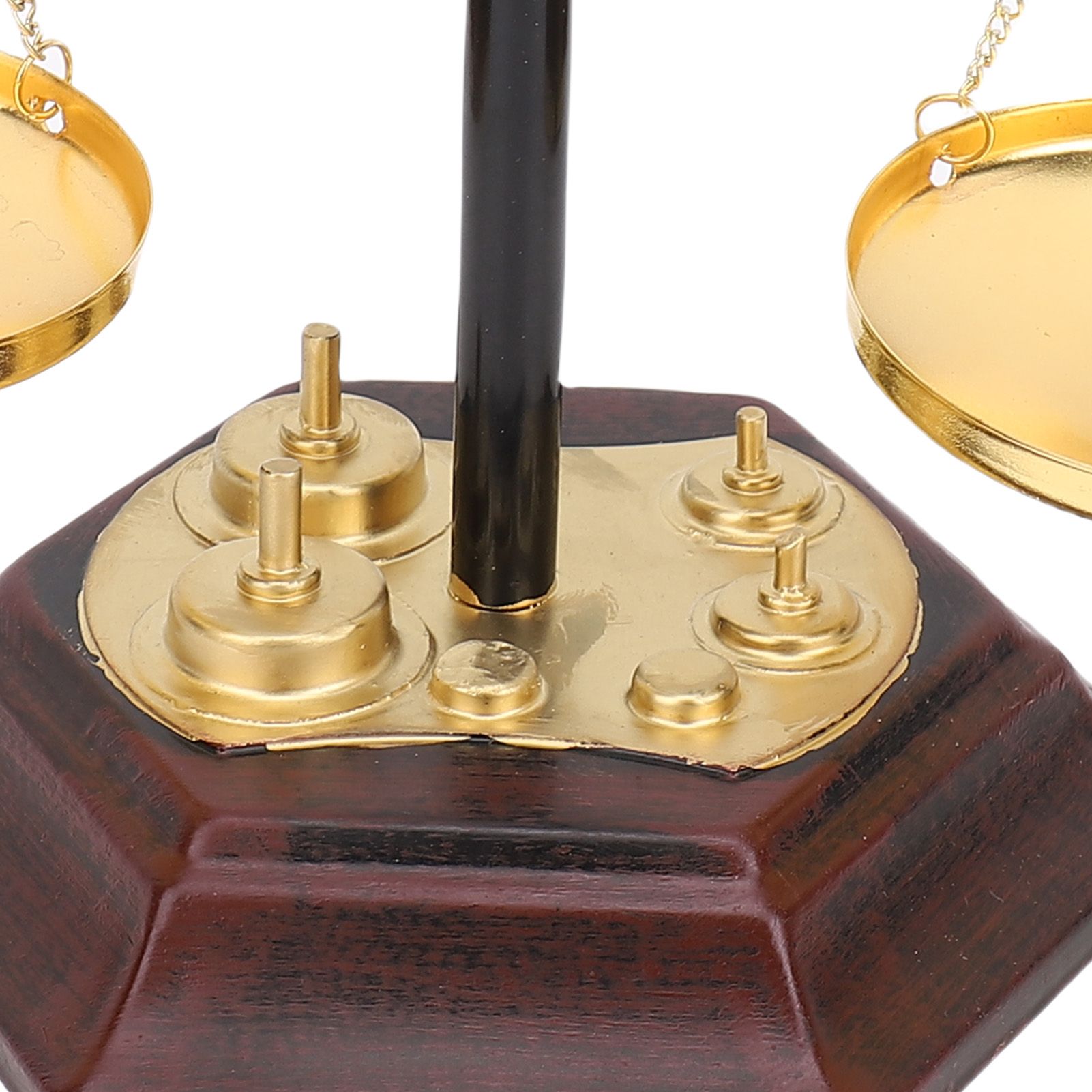 Vintage Balance Scale Sculpture Ornament Antique Weight Balancing Scale view 5