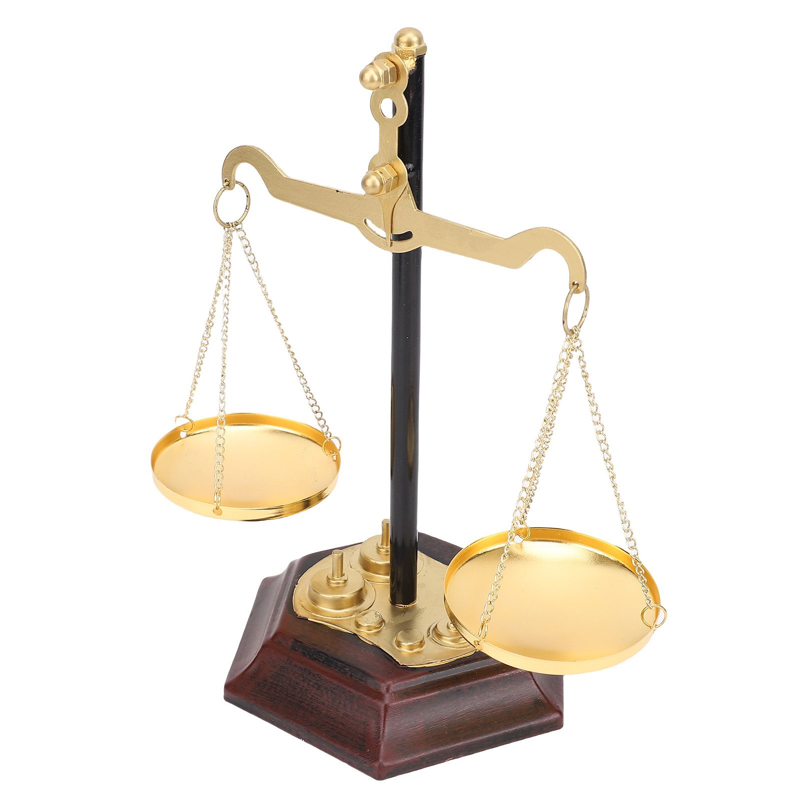 Vintage Balance Scale Sculpture Ornament Antique Weight Balancing Scale view 8