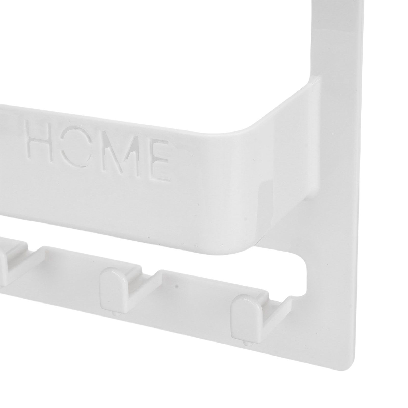 Bedside Shelf Accessories Organizer Wall Mount Self Stick On Dorm Room Wall view 2